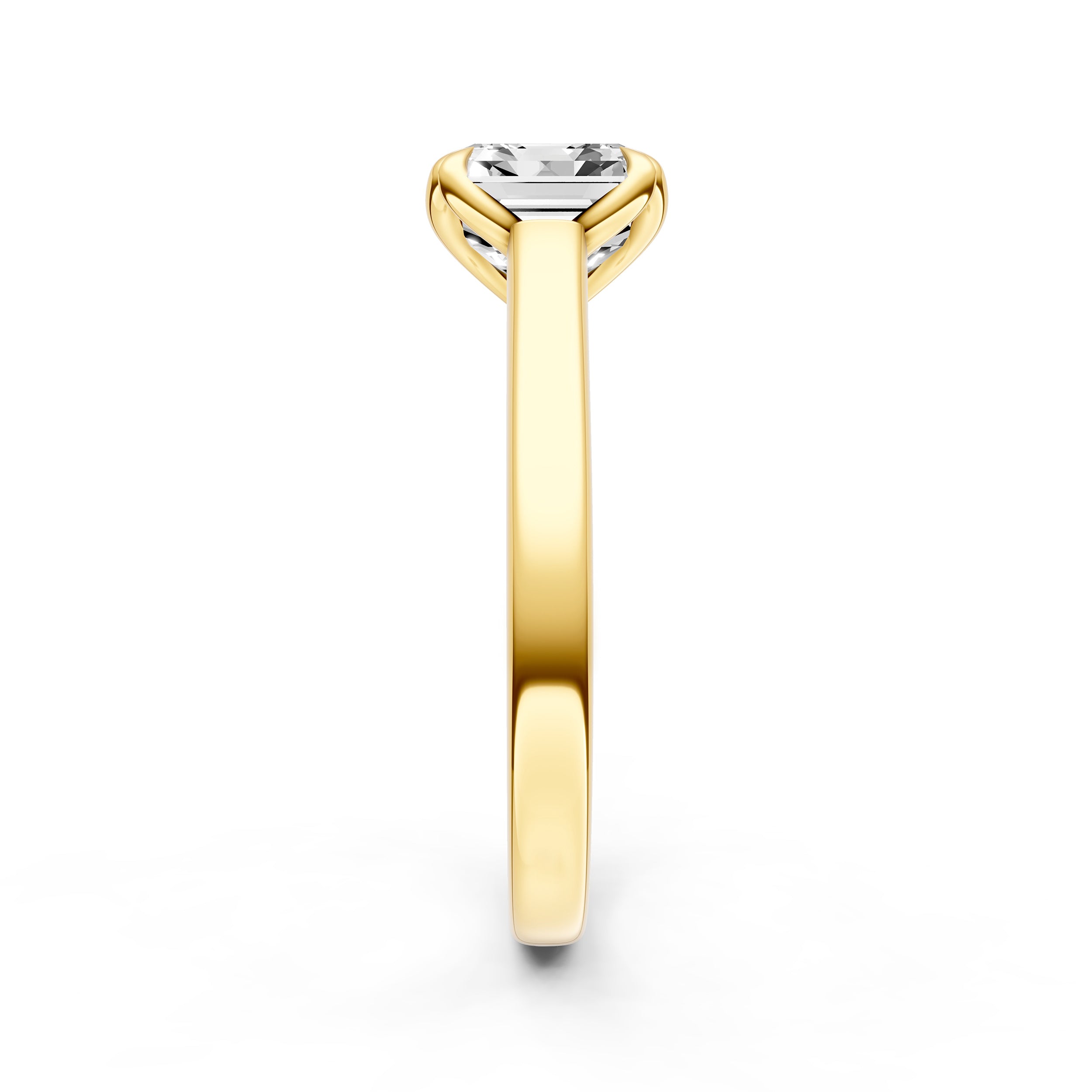 Petal Cathedral Engagement Ring (Asscher) Birmingham Jewelry Engagement Ring Birmingham Jewelry 