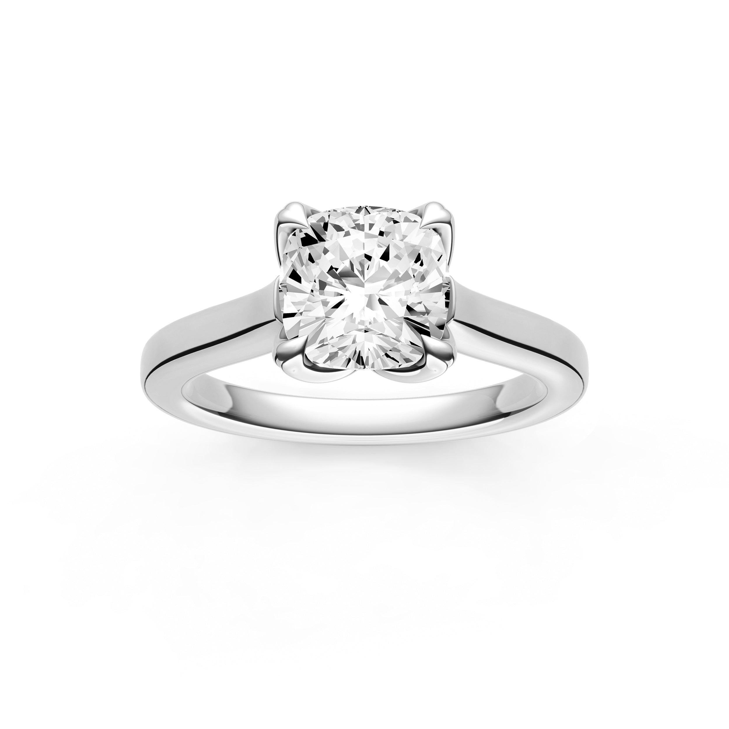 Petal Cathedral Engagement Ring (Cushion) Birmingham Jewelry Engagement Ring Birmingham Jewelry 