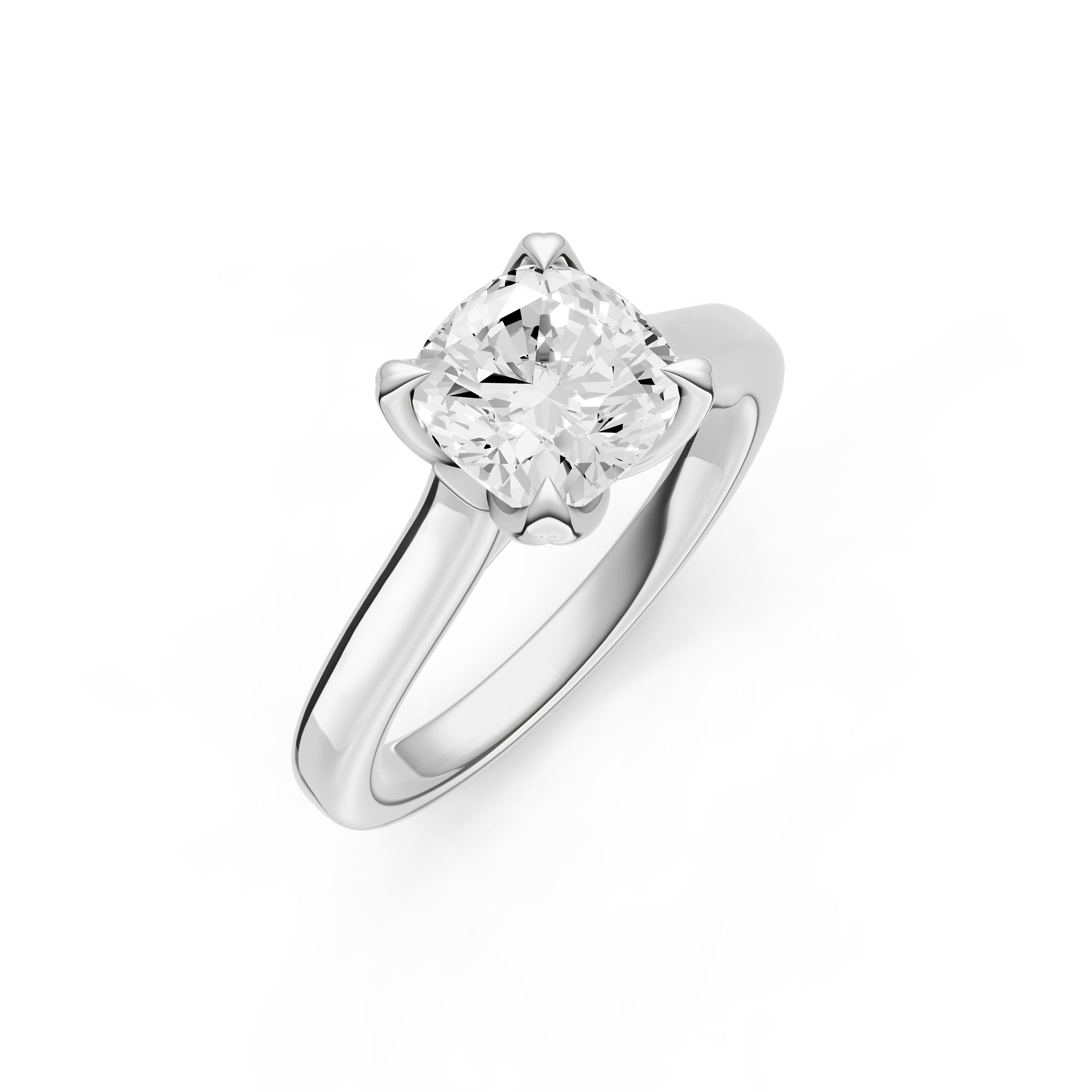 Petal Cathedral Engagement Ring (Cushion) Birmingham Jewelry Engagement Ring Birmingham Jewelry 
