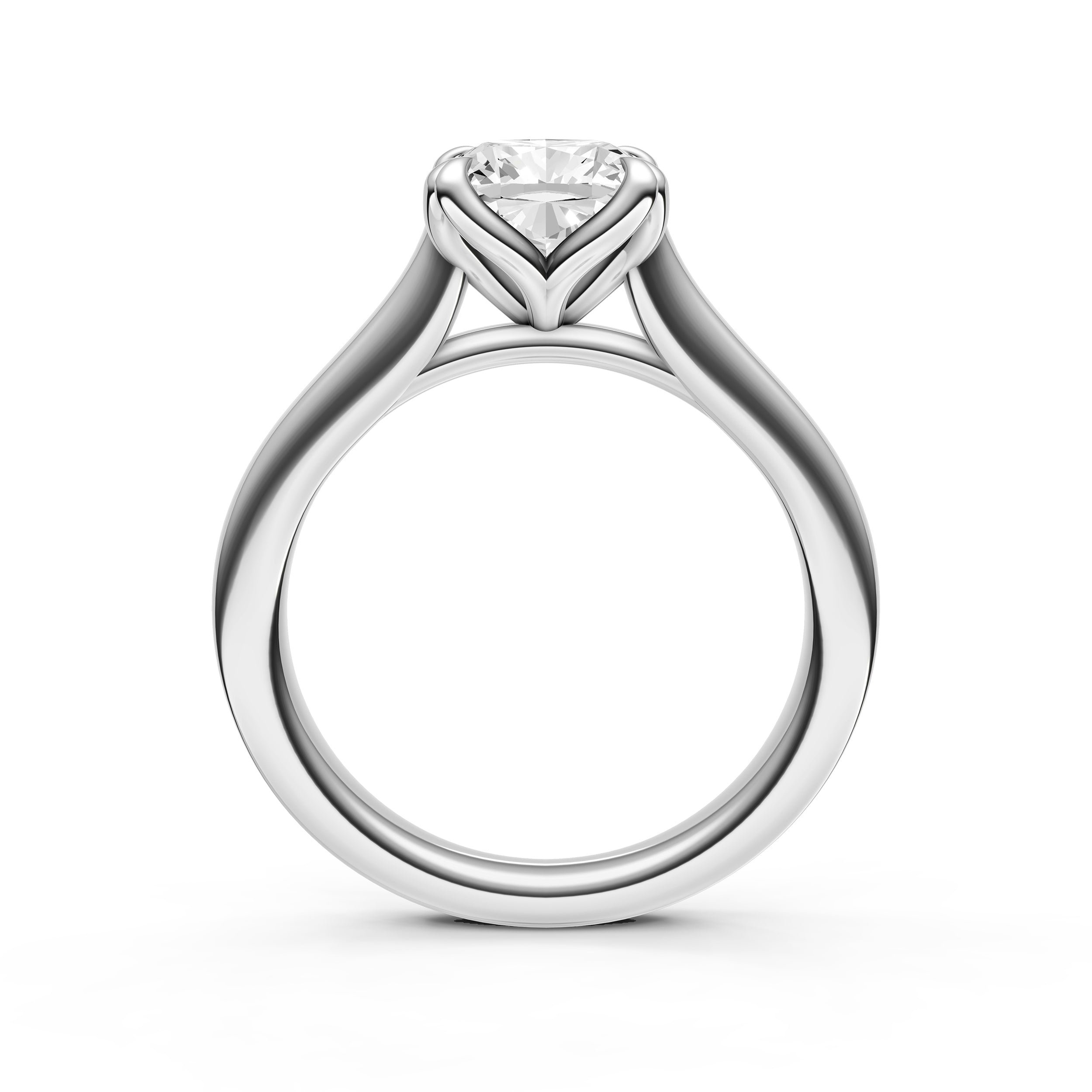 Petal Cathedral Engagement Ring (Cushion) Birmingham Jewelry Engagement Ring Birmingham Jewelry 