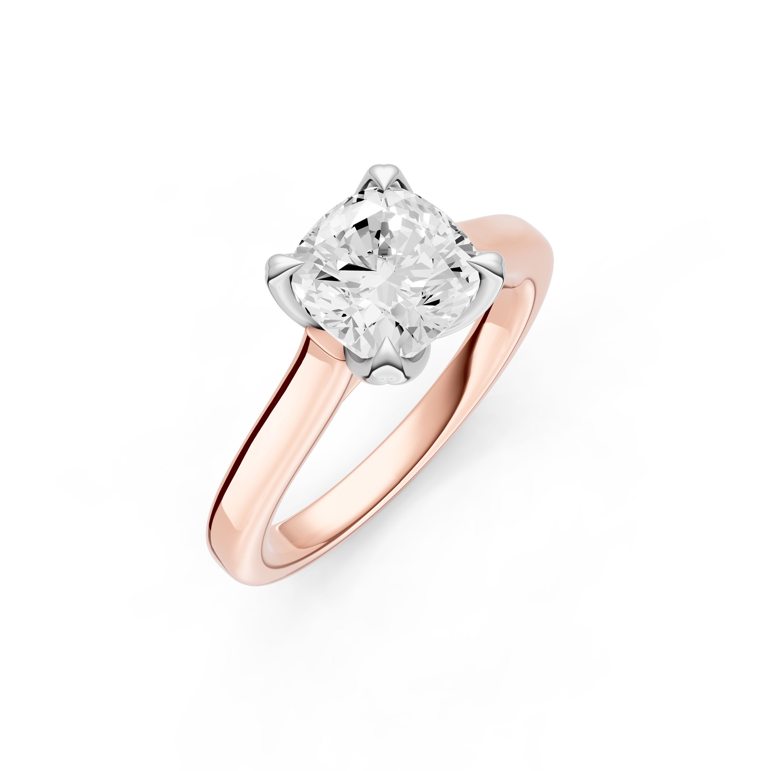 Petal Cathedral Engagement Ring (Cushion) Birmingham Jewelry Engagement Ring Birmingham Jewelry 