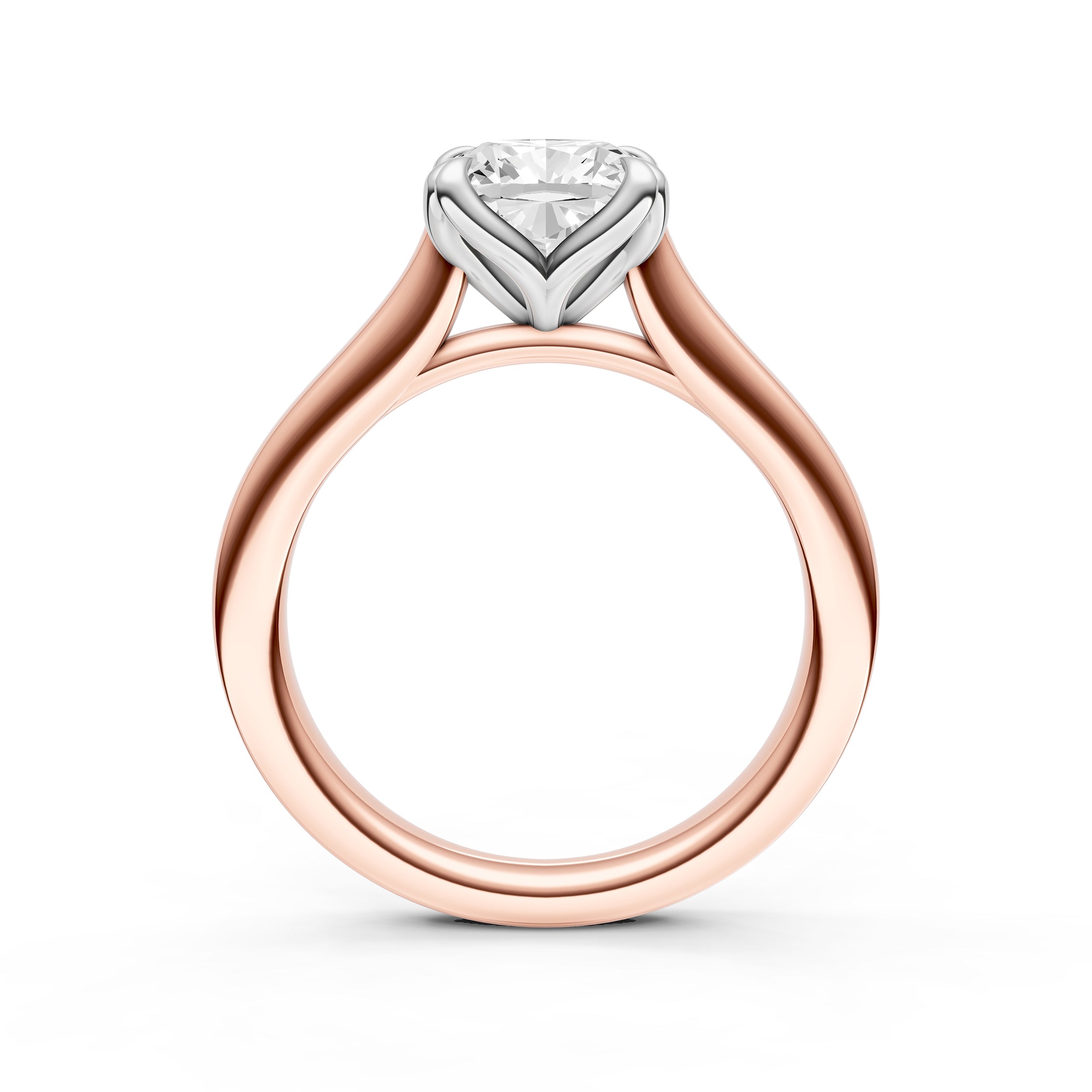 Petal Cathedral Engagement Ring (Cushion) Birmingham Jewelry Engagement Ring Birmingham Jewelry 