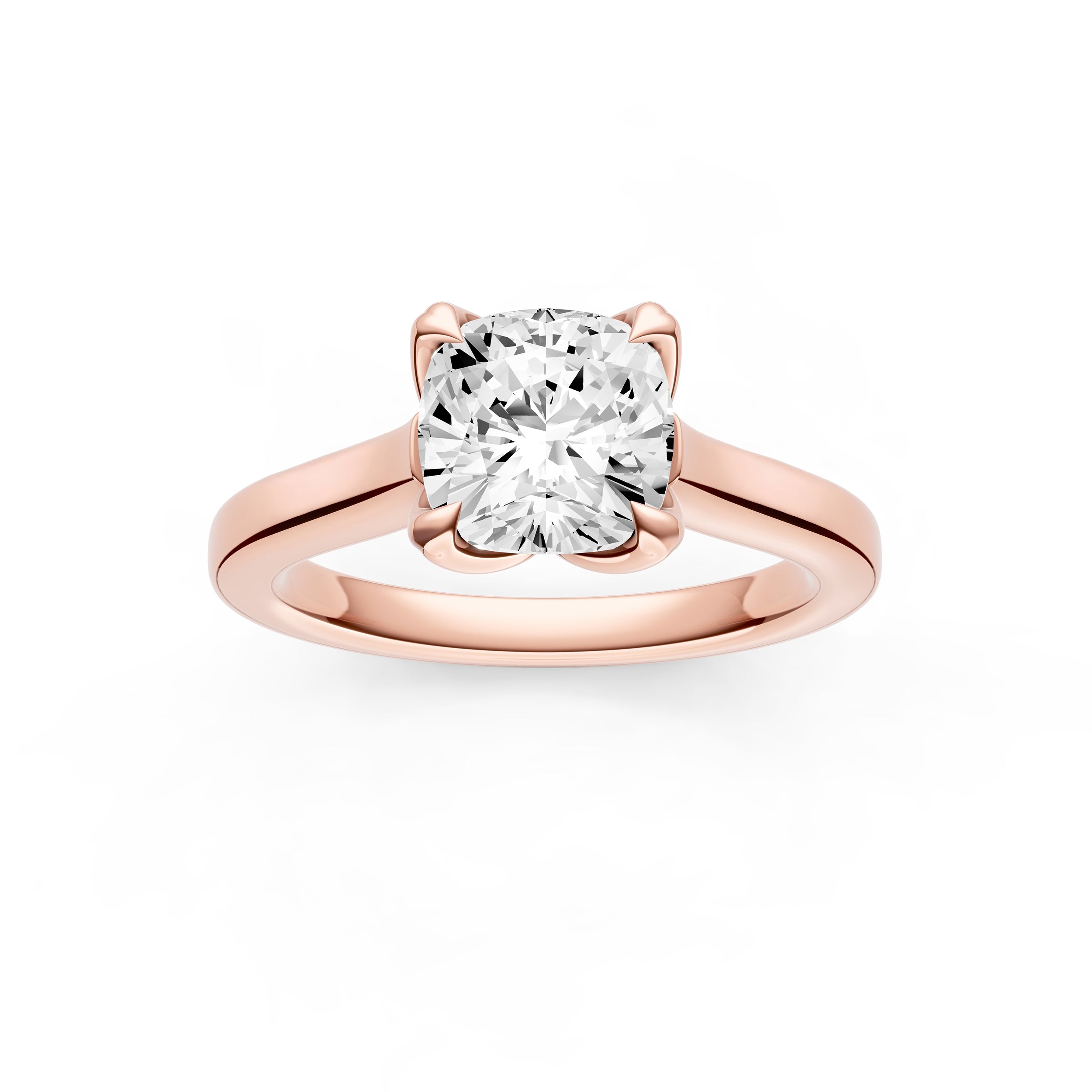 Petal Cathedral Engagement Ring (Cushion) Birmingham Jewelry Engagement Ring Birmingham Jewelry 