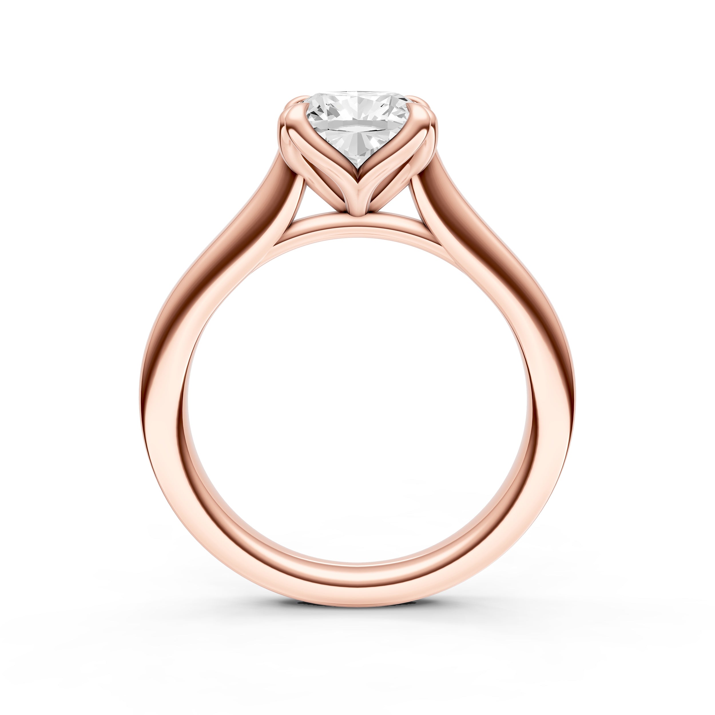 Petal Cathedral Engagement Ring (Cushion) Birmingham Jewelry Engagement Ring Birmingham Jewelry 