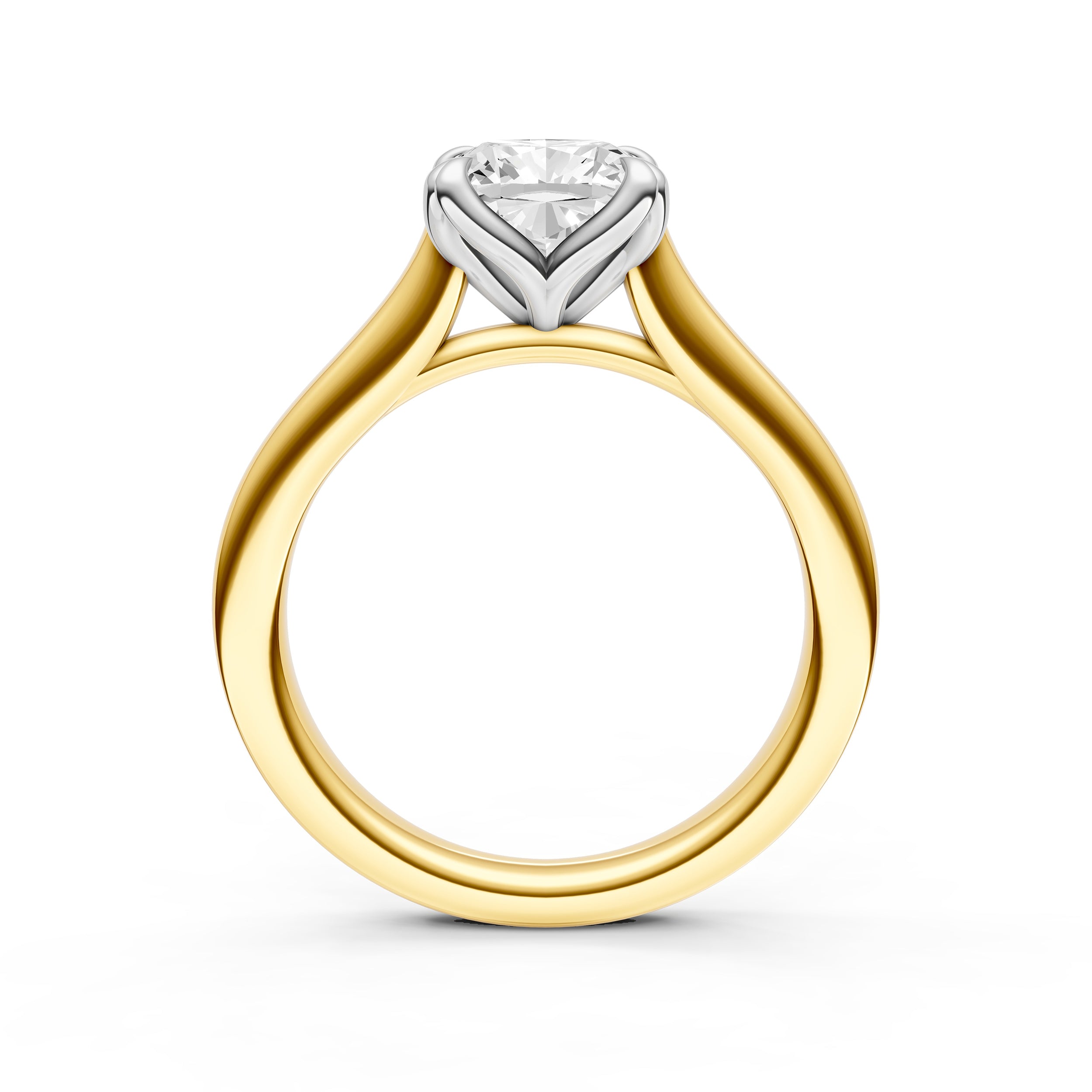 Petal Cathedral Engagement Ring (Cushion) Birmingham Jewelry Engagement Ring Birmingham Jewelry 