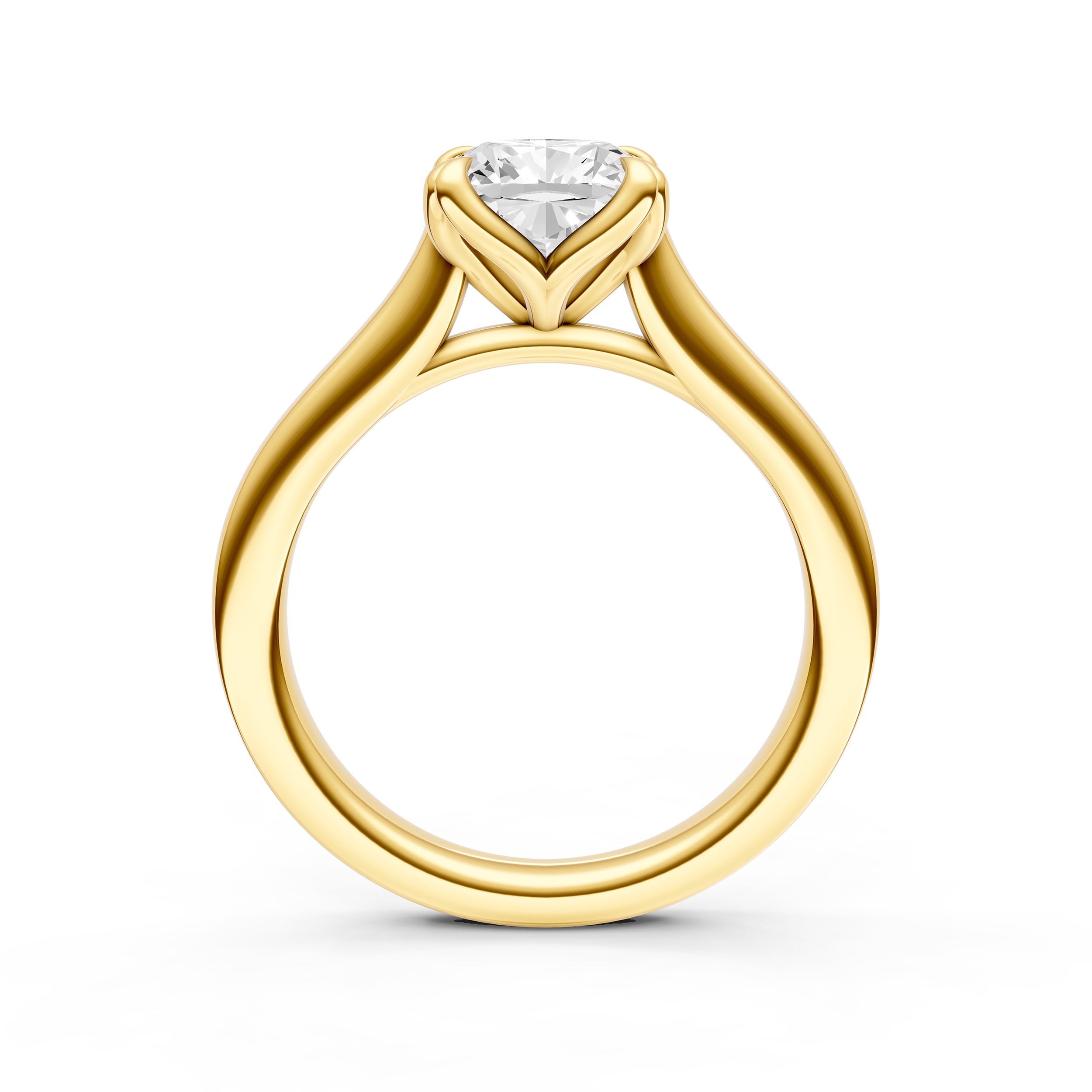 Petal Cathedral Engagement Ring (Cushion) Birmingham Jewelry Engagement Ring Birmingham Jewelry 