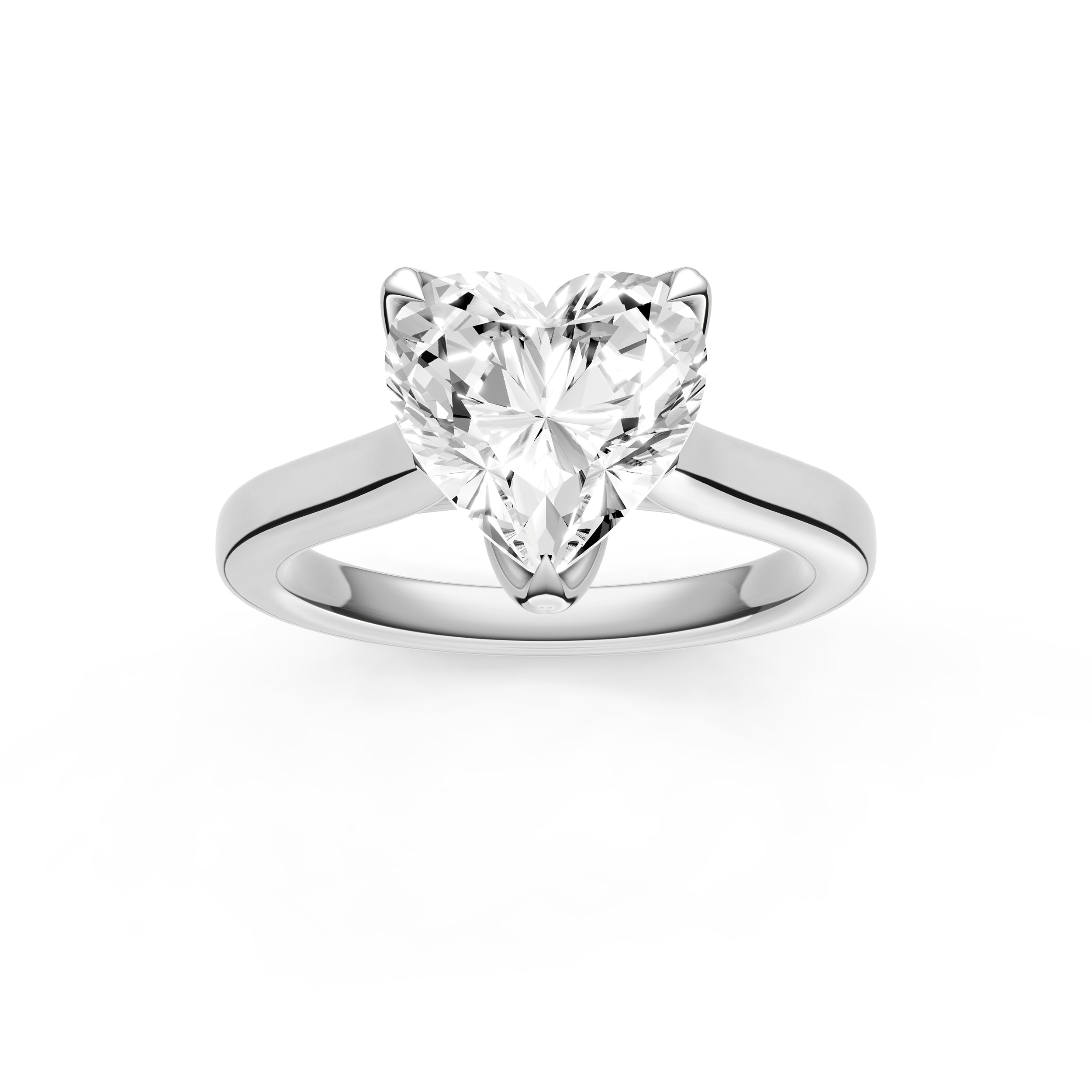 Petal Cathedral Engagement Ring (Heart Shape) Birmingham Jewelry Engagement Ring Birmingham Jewelry 