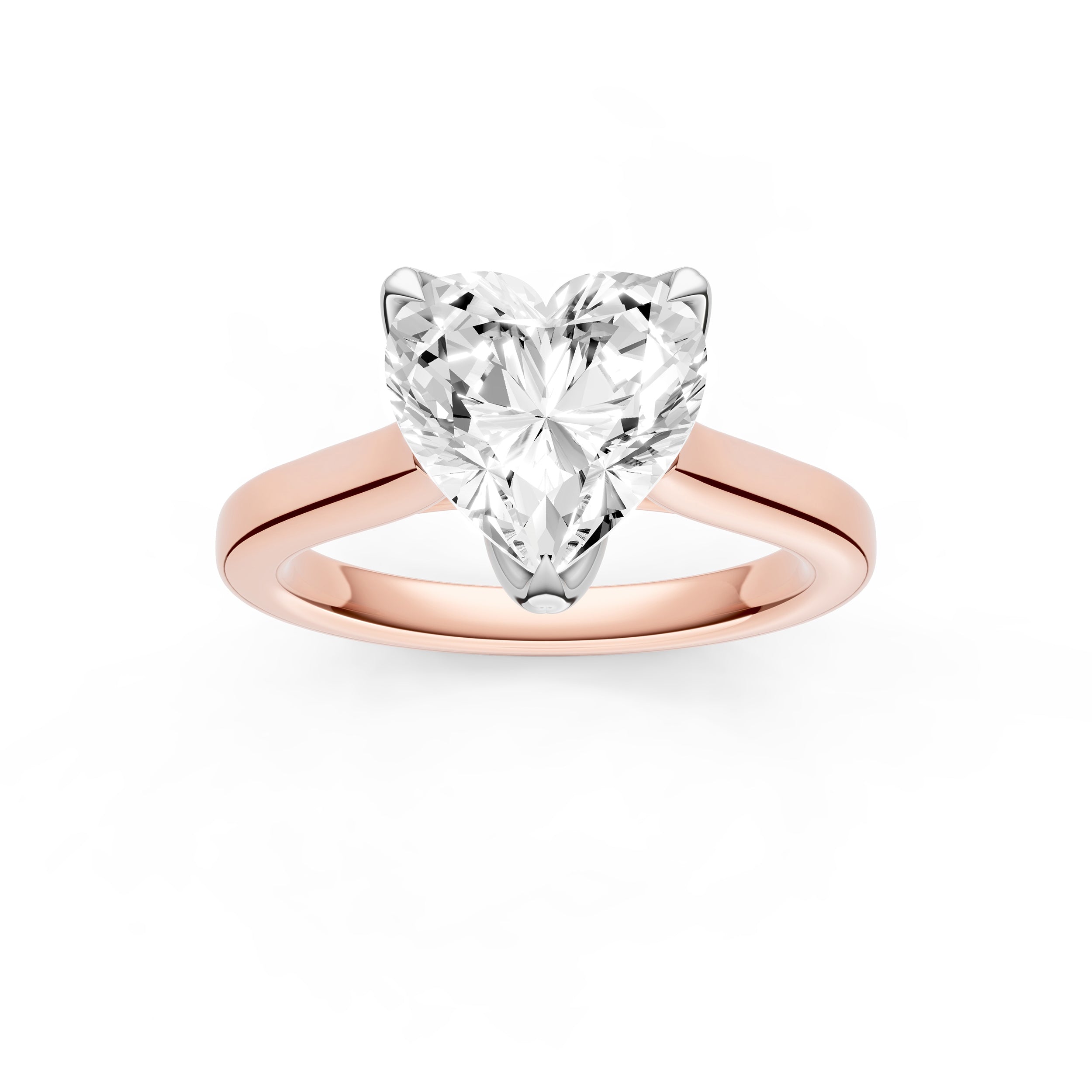 Petal Cathedral Engagement Ring (Heart Shape) Birmingham Jewelry Engagement Ring Birmingham Jewelry 