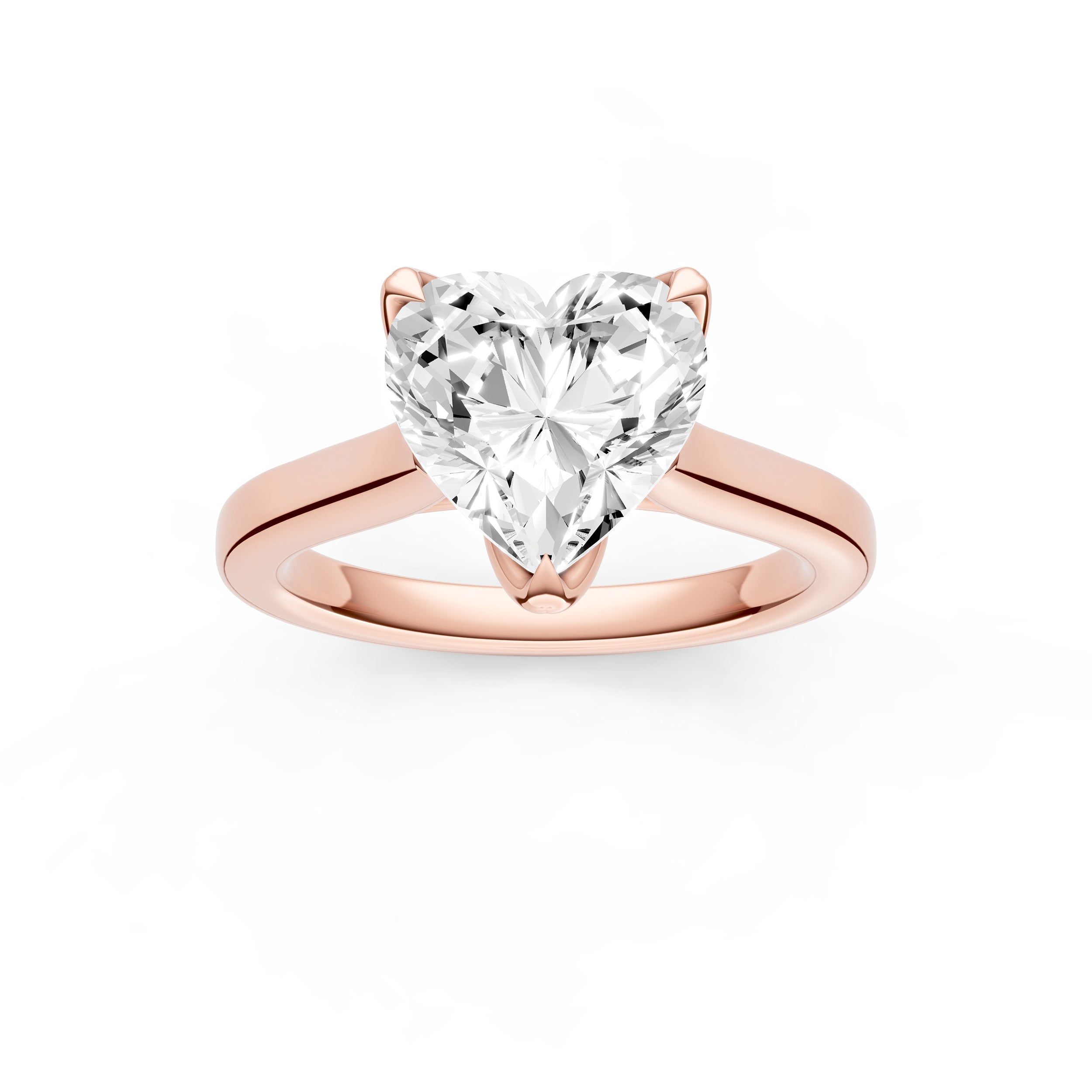 Petal Cathedral Engagement Ring (Heart Shape) Birmingham Jewelry Engagement Ring Birmingham Jewelry 