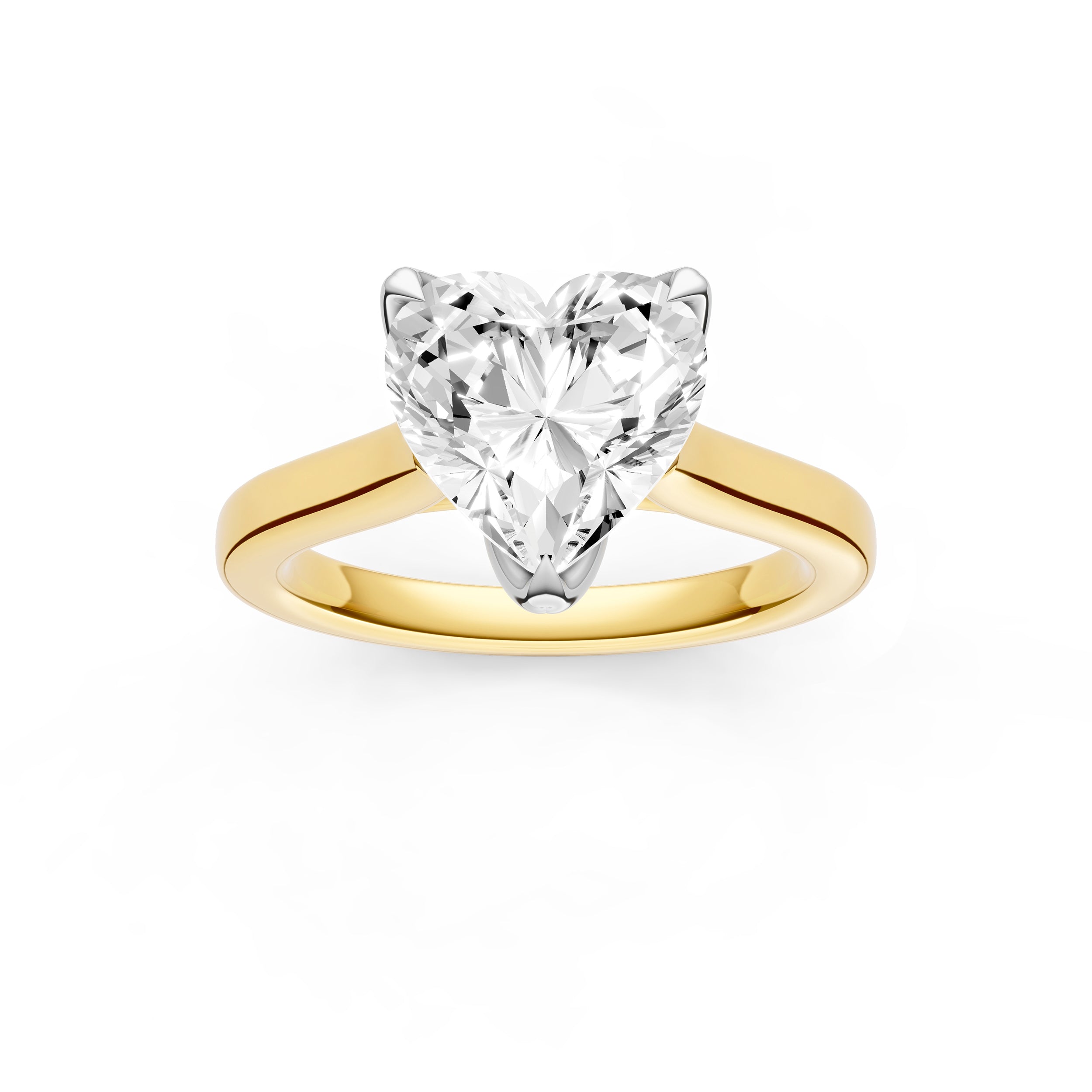 Petal Cathedral Engagement Ring (Heart Shape) Birmingham Jewelry Engagement Ring Birmingham Jewelry 