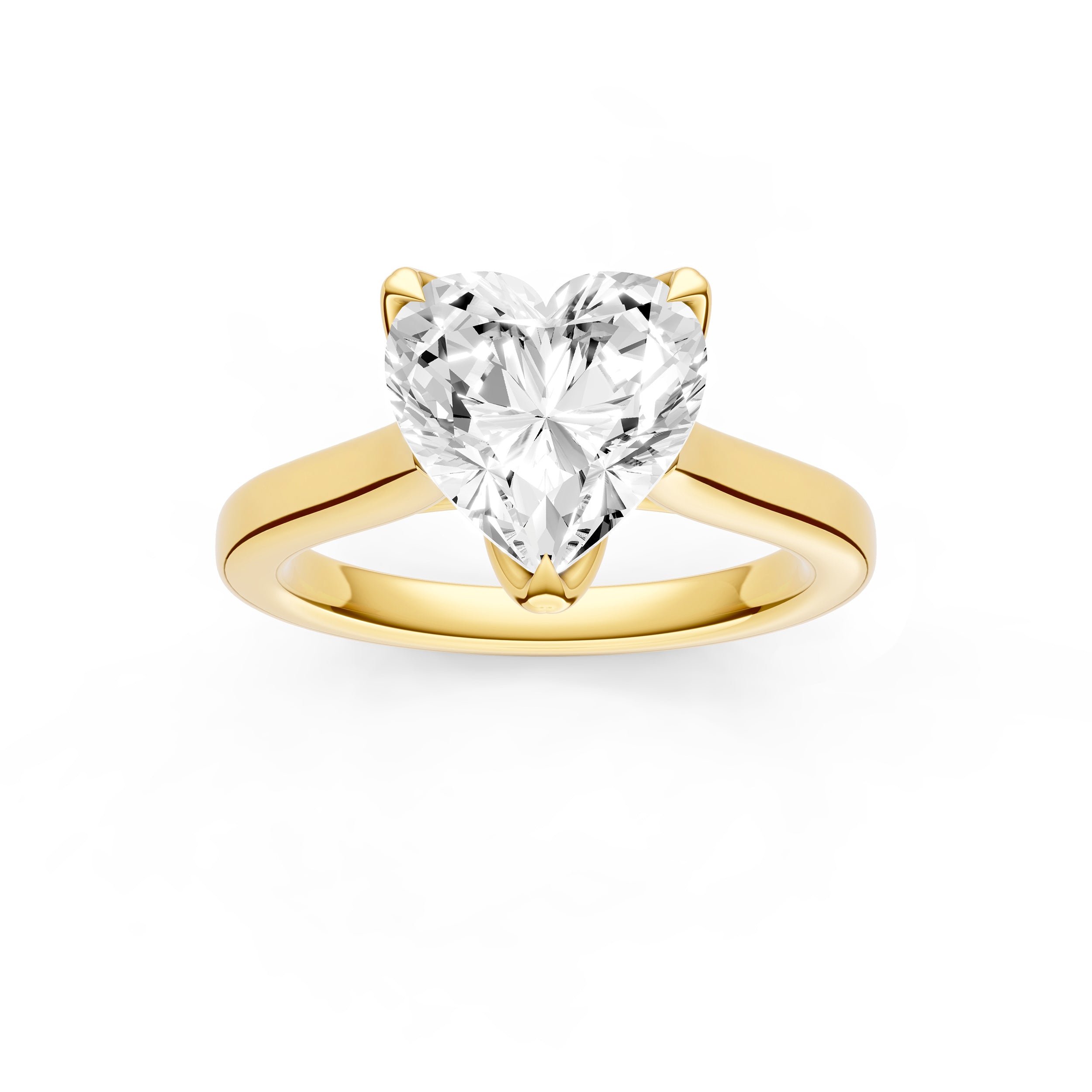 Petal Cathedral Engagement Ring (Heart Shape) Birmingham Jewelry Engagement Ring Birmingham Jewelry 