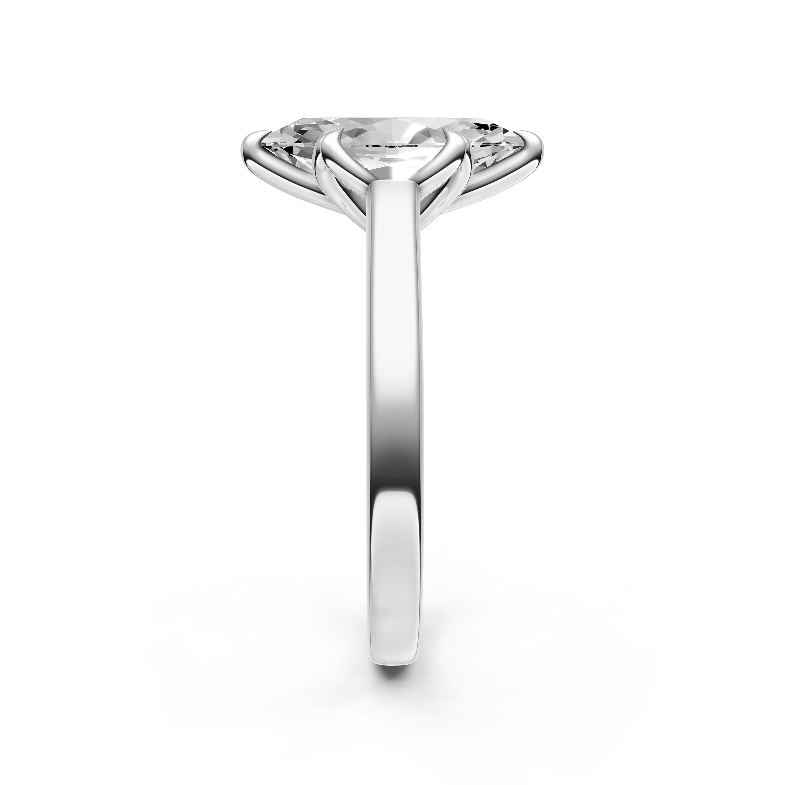 Petal Cathedral Engagement Ring (Marquise) Birmingham Jewelry Engagement Ring Birmingham Jewelry 