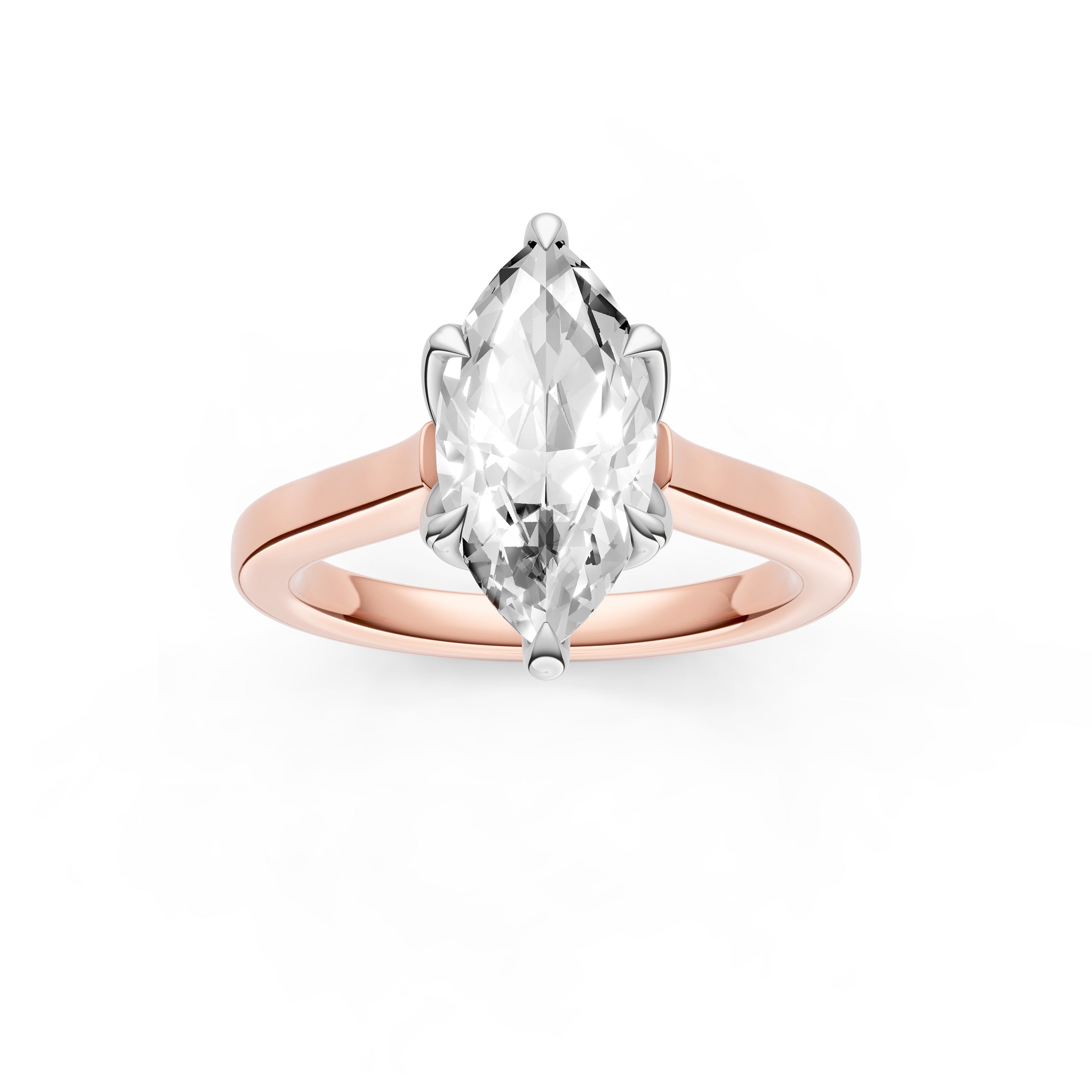Petal Cathedral Engagement Ring (Marquise) Birmingham Jewelry Engagement Ring Birmingham Jewelry 