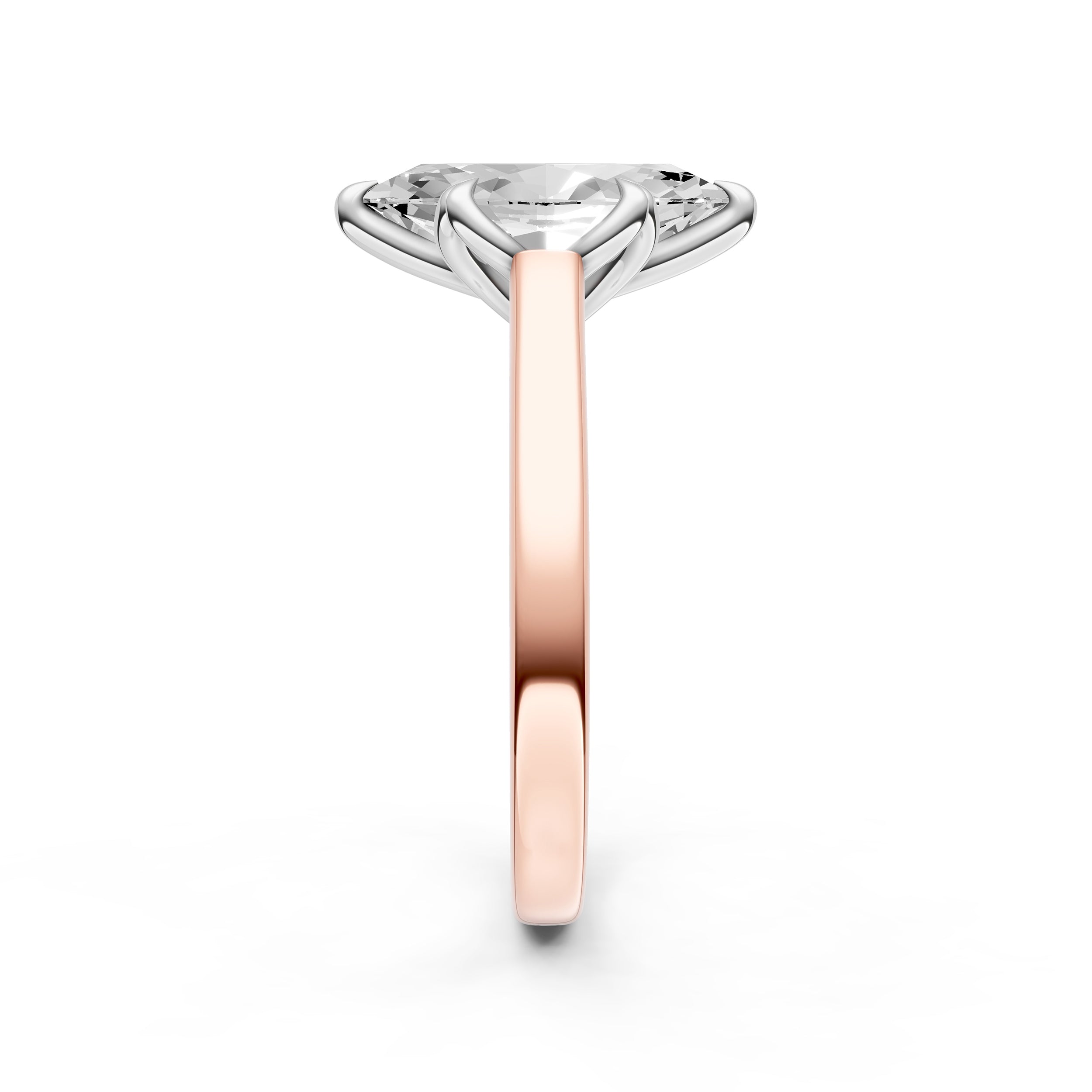 Petal Cathedral Engagement Ring (Marquise) Birmingham Jewelry Engagement Ring Birmingham Jewelry 