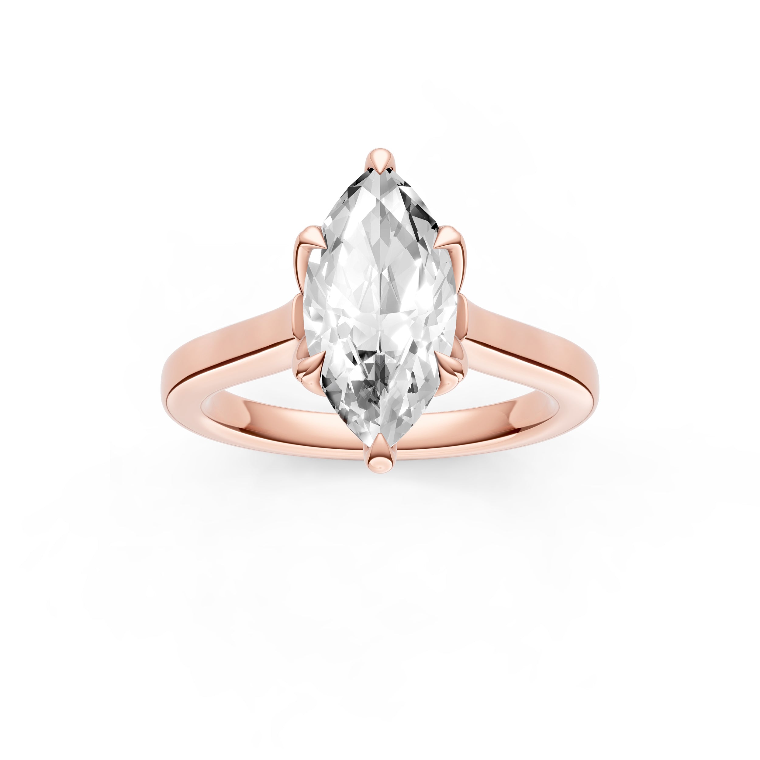 Petal Cathedral Engagement Ring (Marquise) Birmingham Jewelry Engagement Ring Birmingham Jewelry 