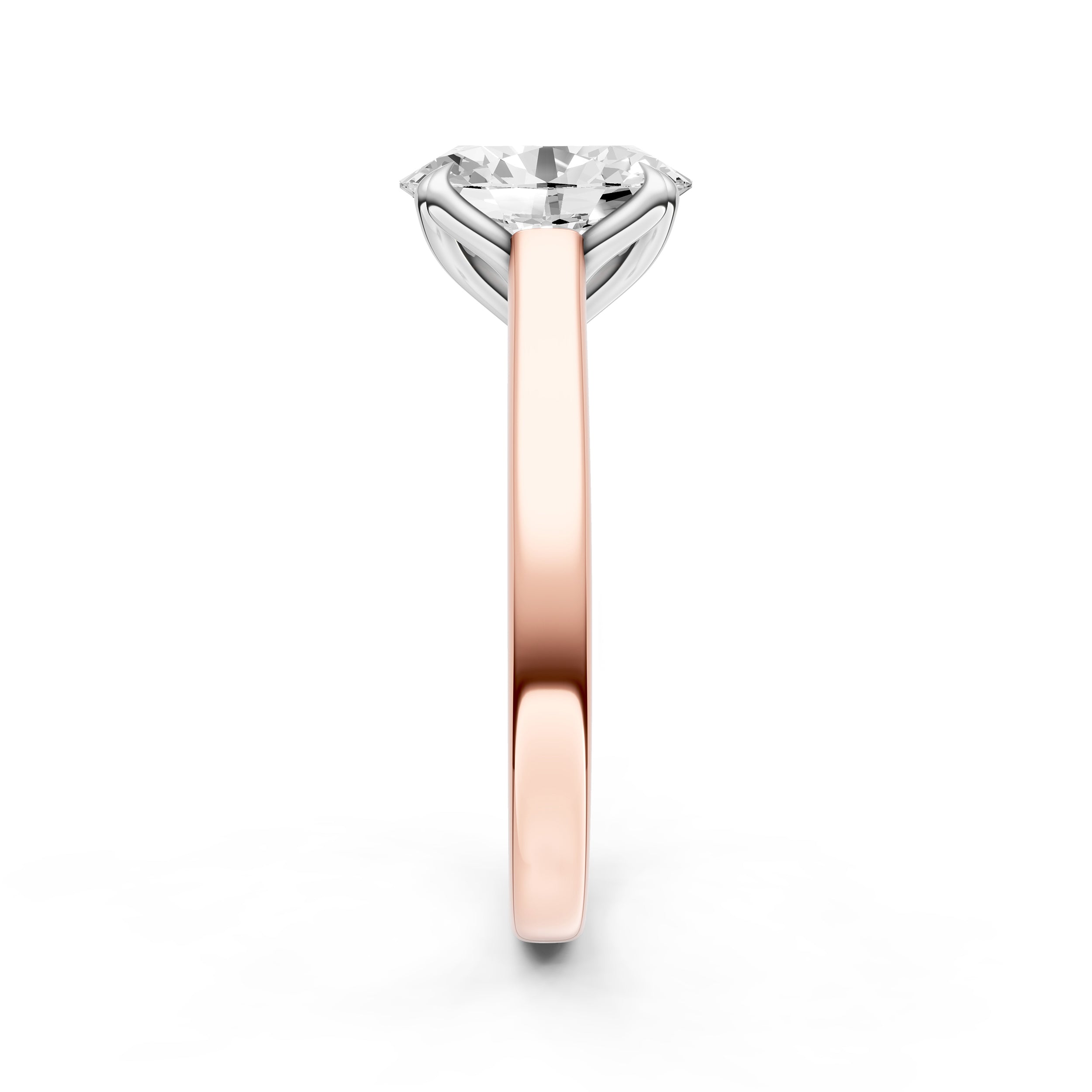 Petal Cathedral Engagement Ring (Oval) Birmingham Jewelry Engagement Ring Birmingham Jewelry 