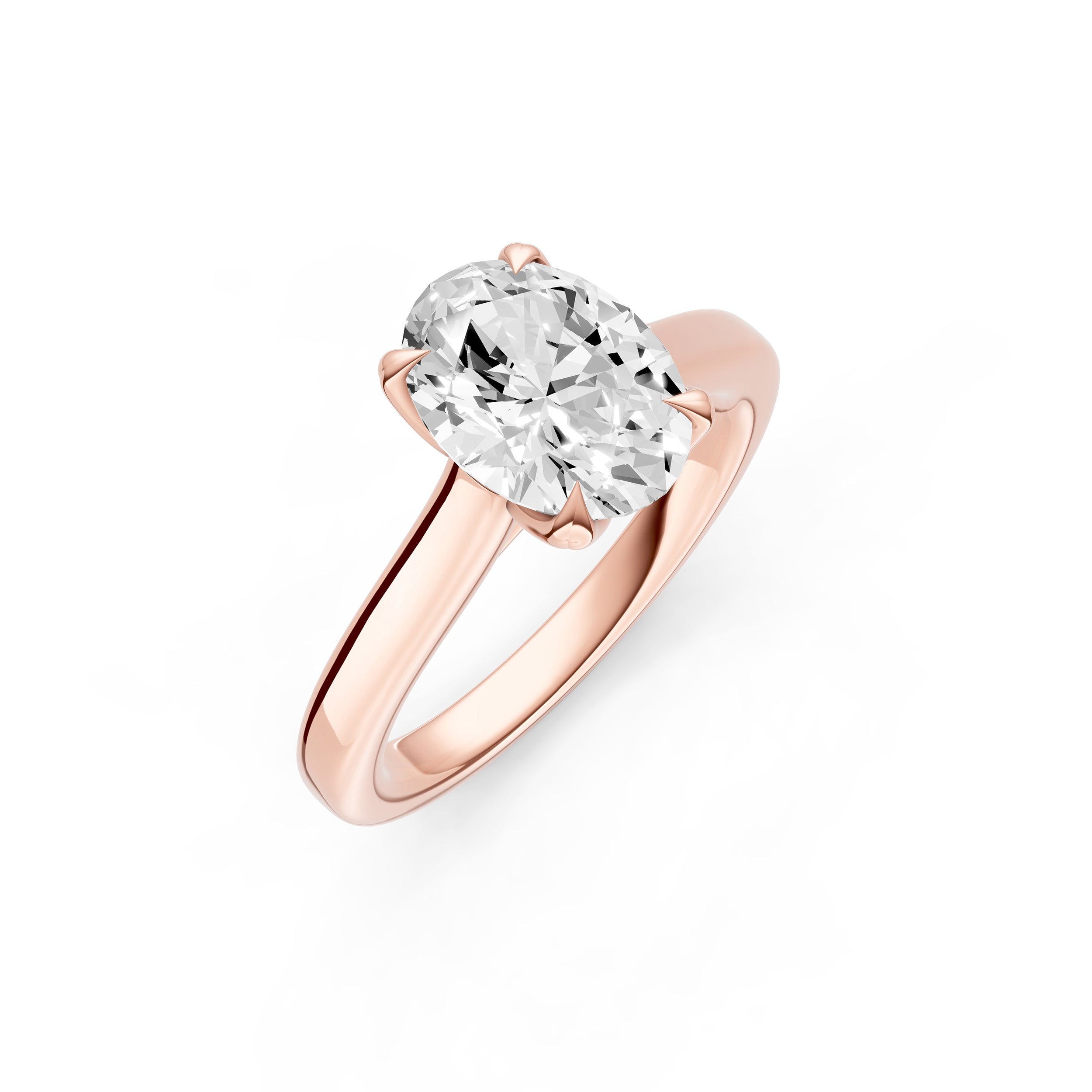 Petal Cathedral Engagement Ring (Oval) Birmingham Jewelry Engagement Ring Birmingham Jewelry 