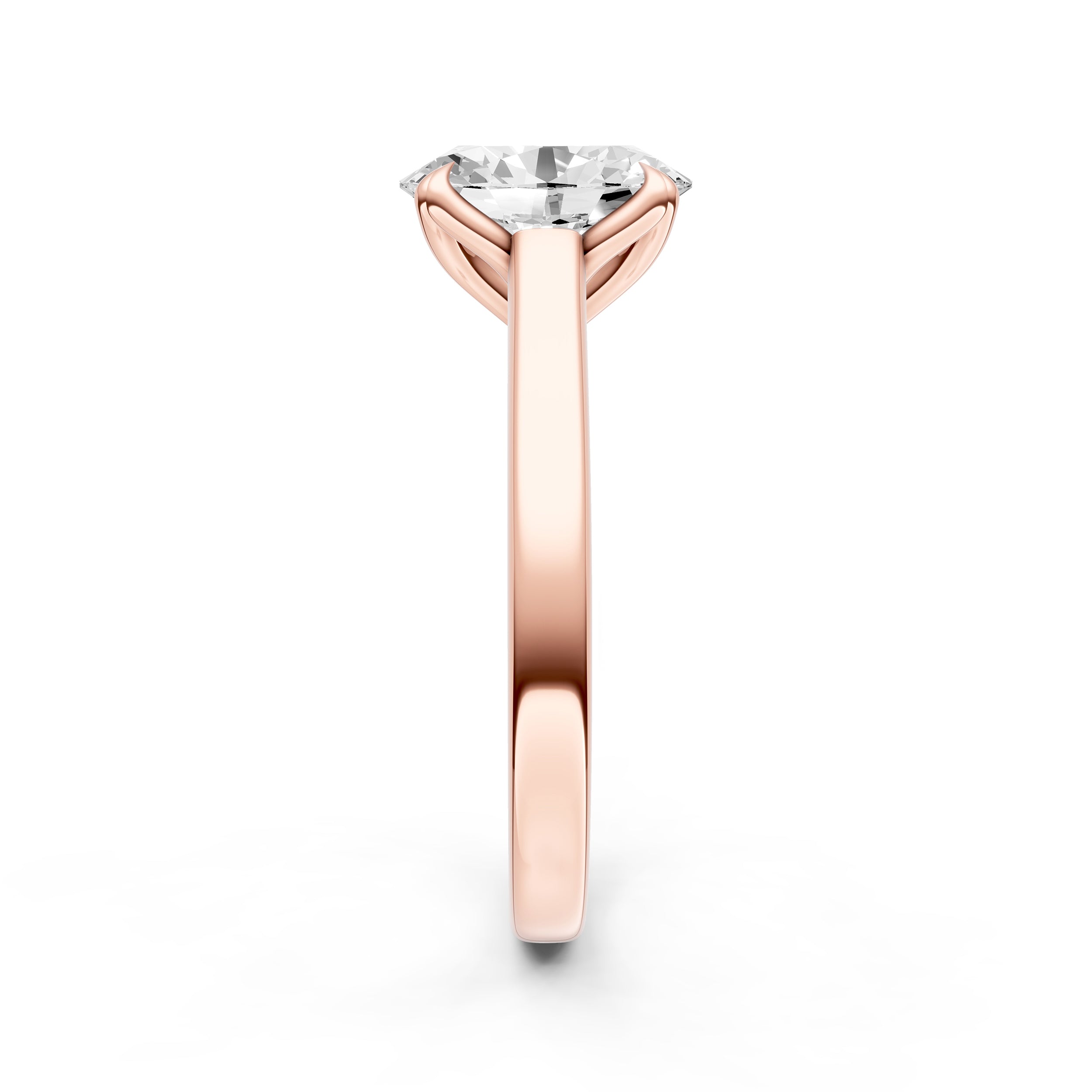 Petal Cathedral Engagement Ring (Oval) Birmingham Jewelry Engagement Ring Birmingham Jewelry 