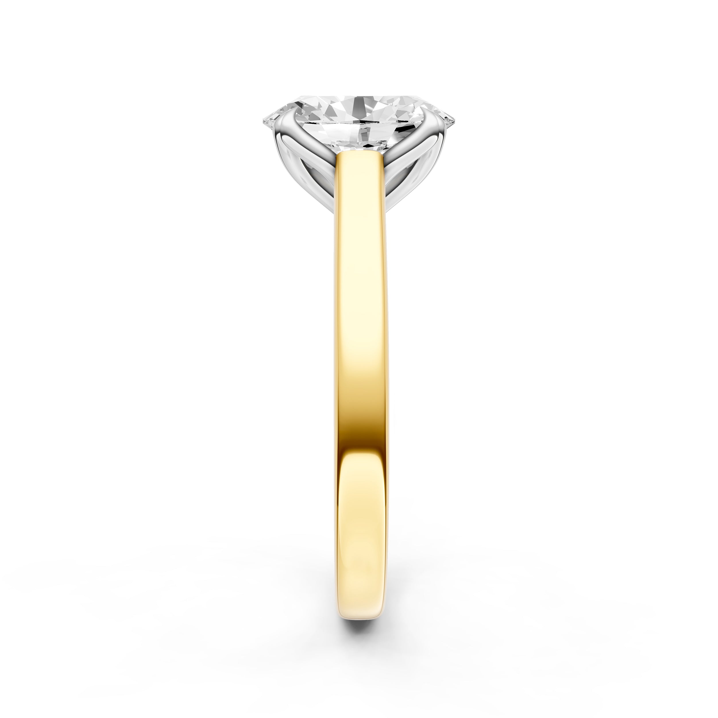 Petal Cathedral Engagement Ring (Oval) Birmingham Jewelry Engagement Ring Birmingham Jewelry 