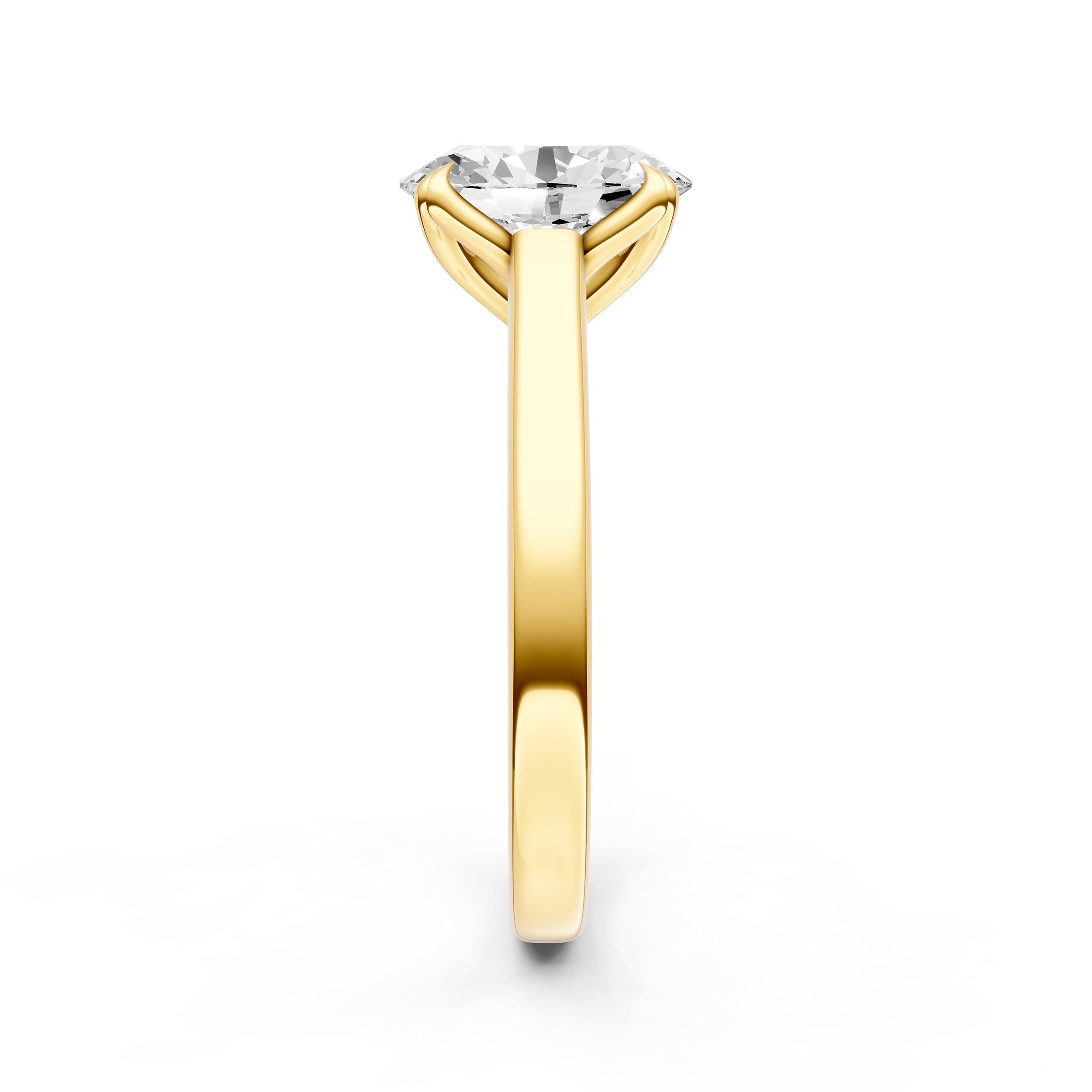 Petal Cathedral Engagement Ring (Oval) Birmingham Jewelry Engagement Ring Birmingham Jewelry 