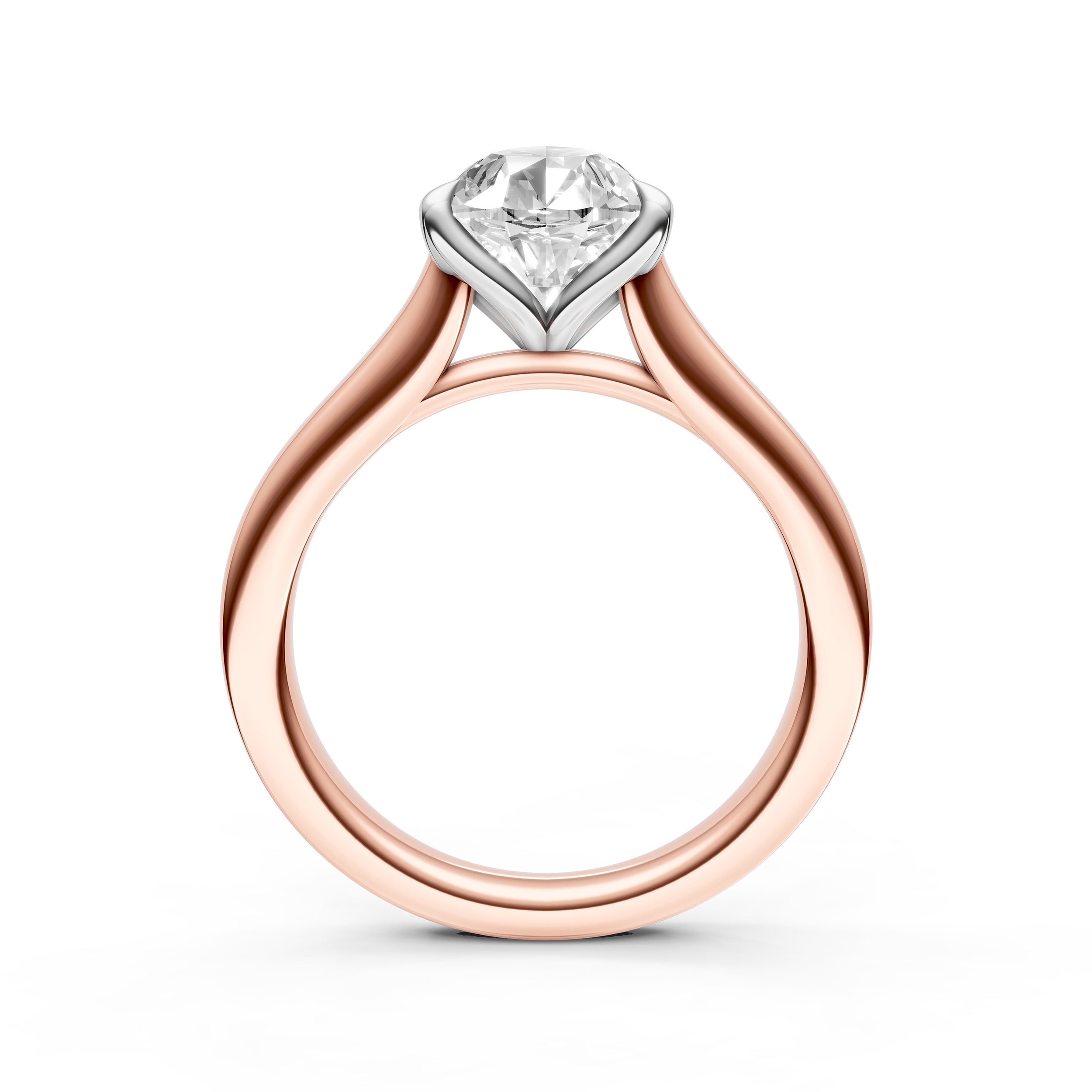 Petal Cathedral Engagement Ring (Pear Shape) Birmingham Jewelry Engagement Ring Birmingham Jewelry 