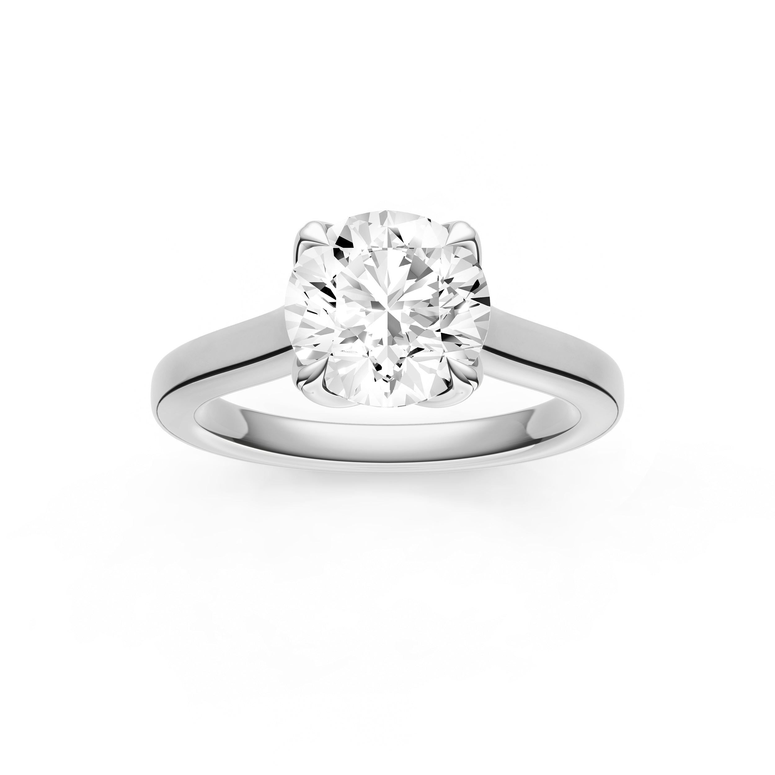 Petal Cathedral Engagement Ring (Round) Birmingham Jewelry Engagement Ring Birmingham Jewelry 