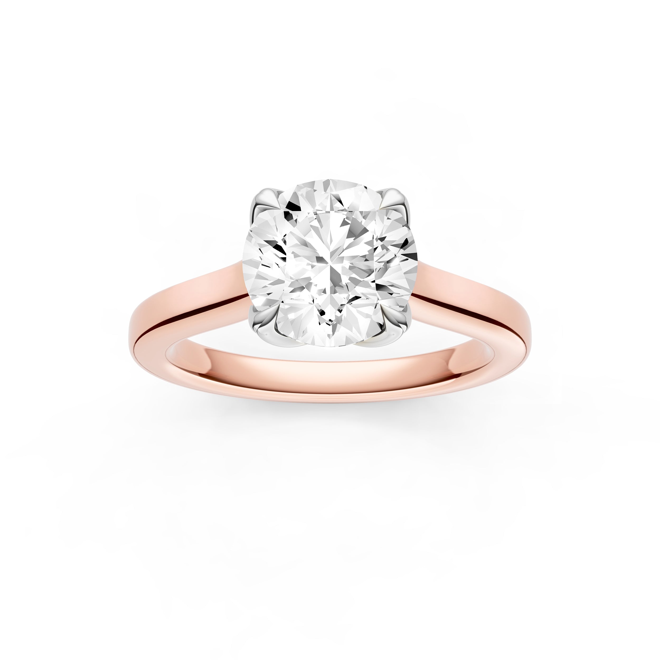 Petal Cathedral Engagement Ring (Round) Birmingham Jewelry Engagement Ring Birmingham Jewelry 