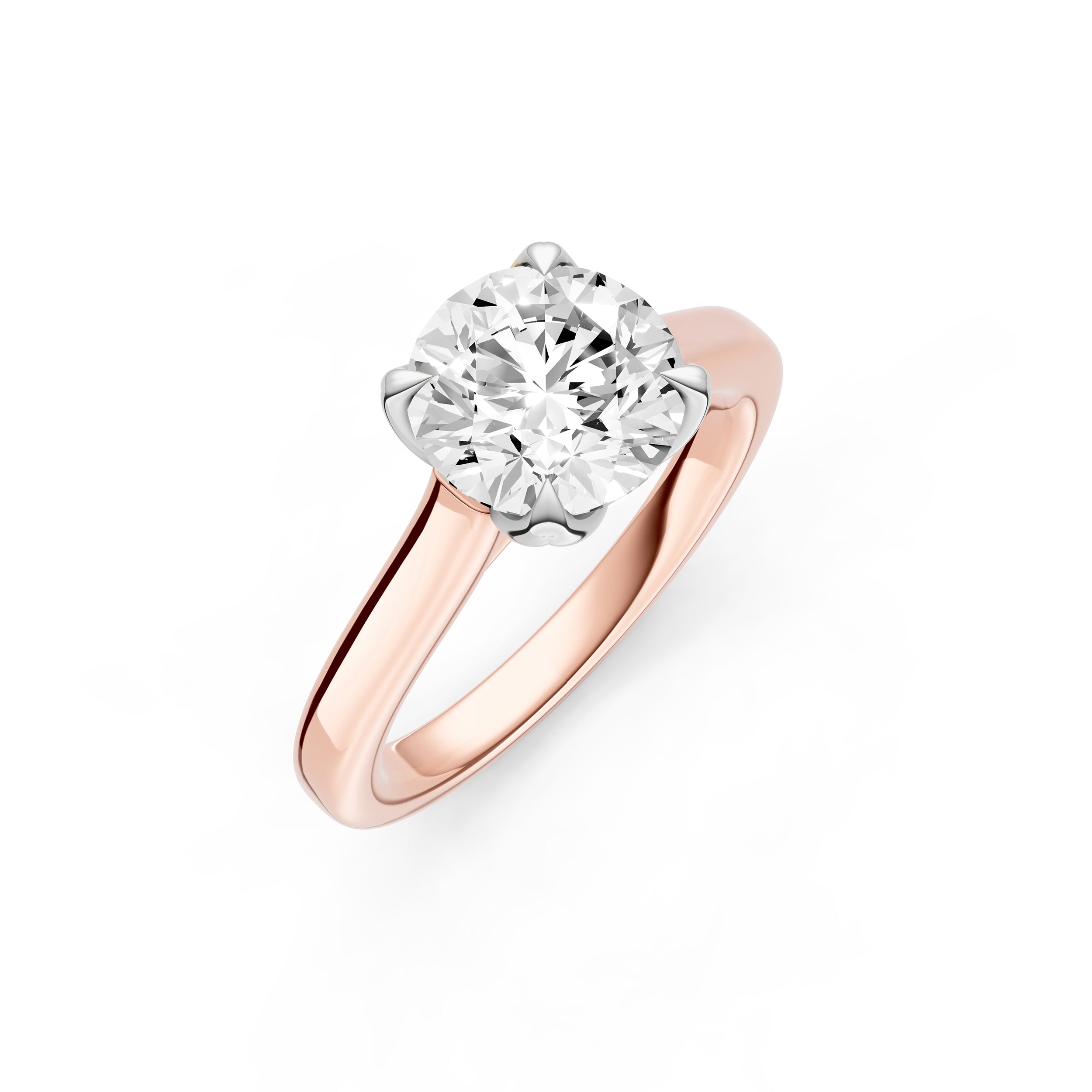 Petal Cathedral Engagement Ring (Round) Birmingham Jewelry Engagement Ring Birmingham Jewelry 
