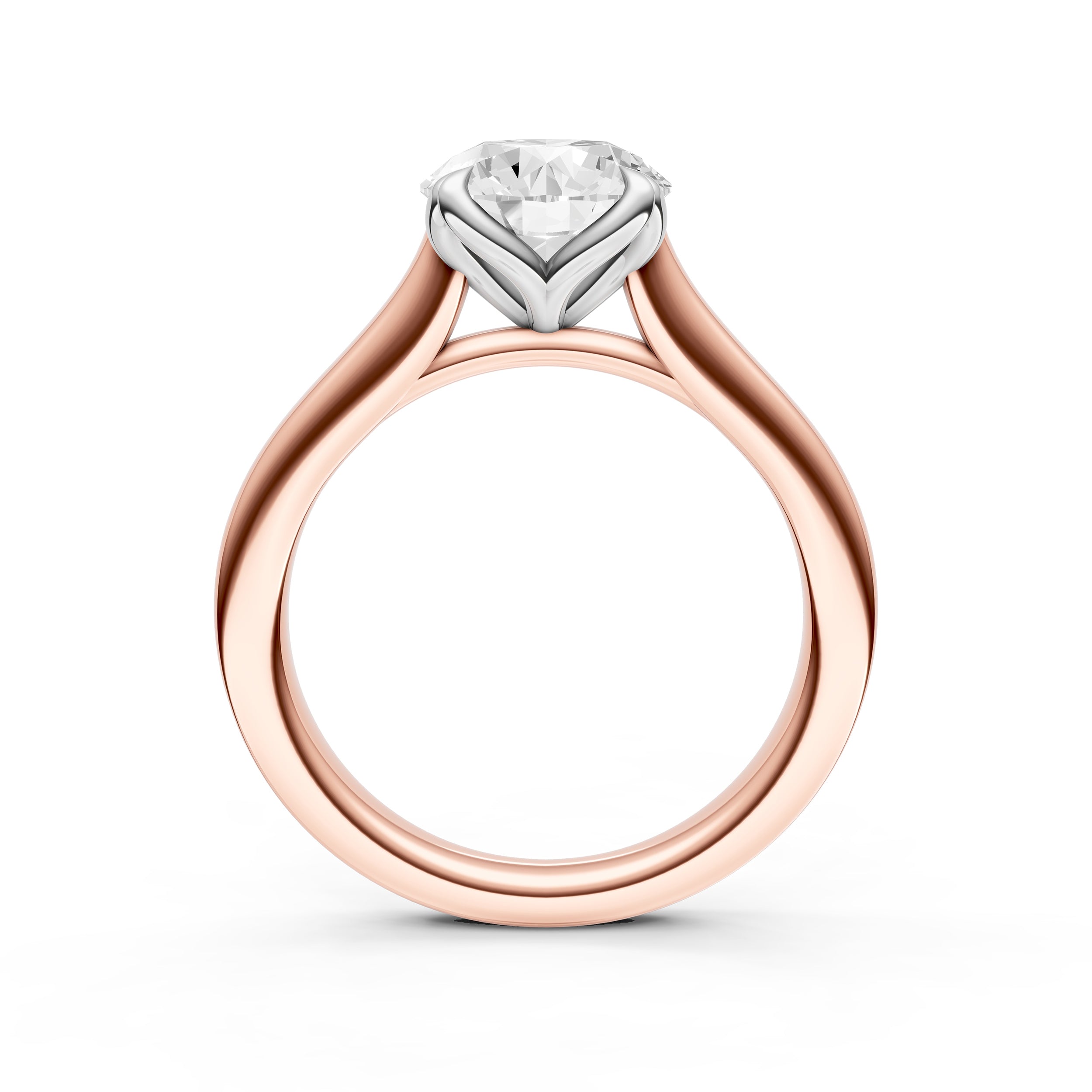 Petal Cathedral Engagement Ring (Round) Birmingham Jewelry Engagement Ring Birmingham Jewelry 