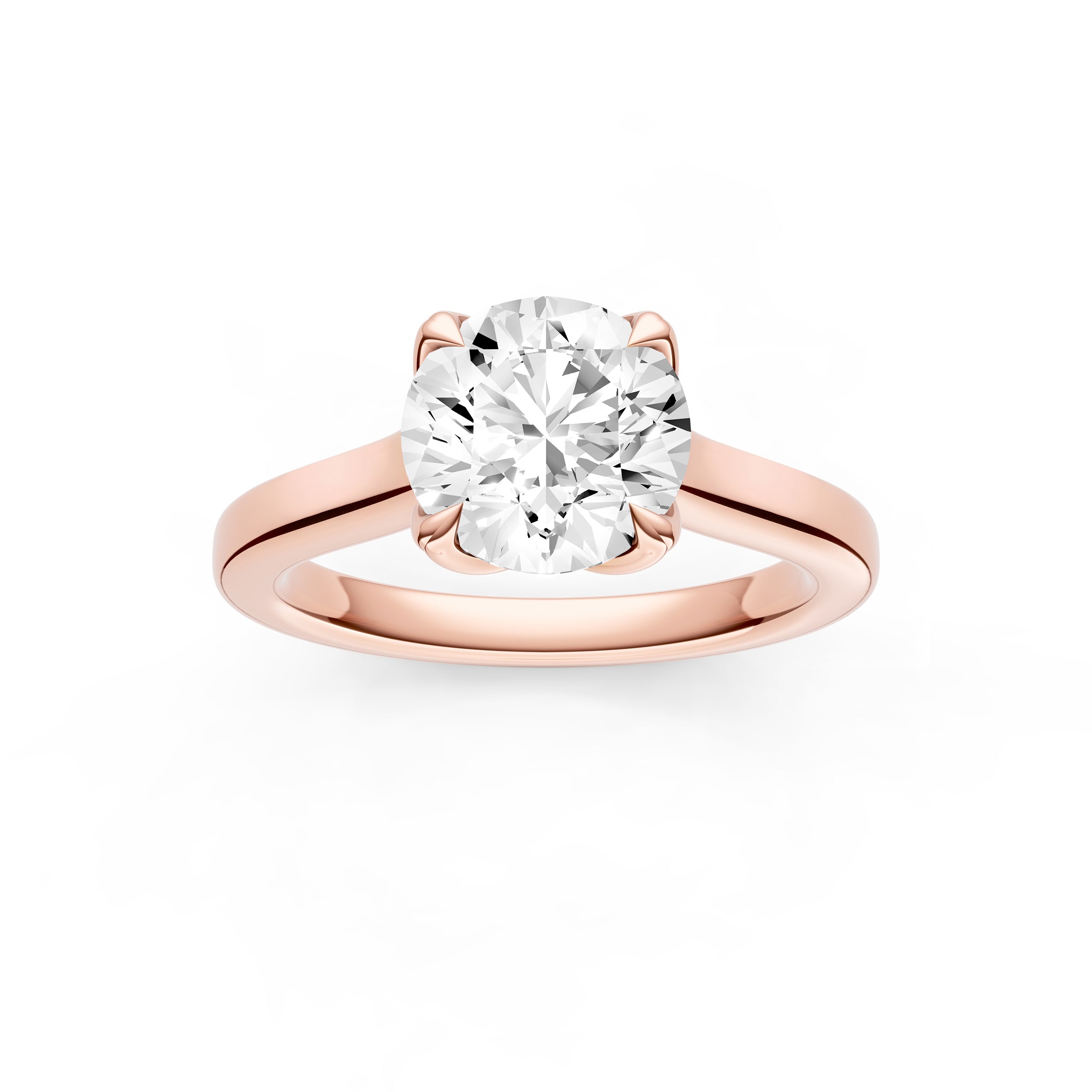 Petal Cathedral Engagement Ring (Round) Birmingham Jewelry Engagement Ring Birmingham Jewelry 