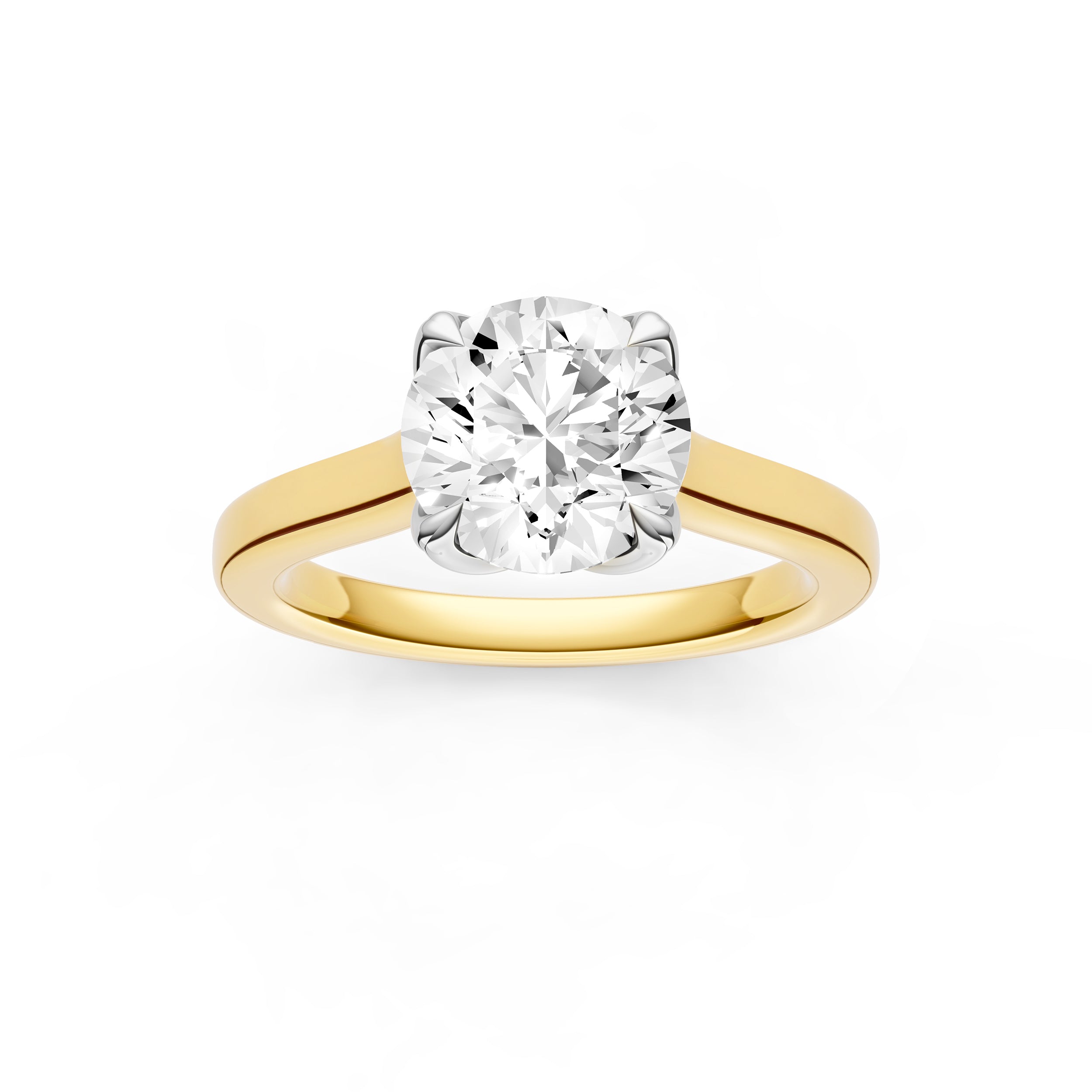 Petal Cathedral Engagement Ring (Round) Birmingham Jewelry Engagement Ring Birmingham Jewelry 