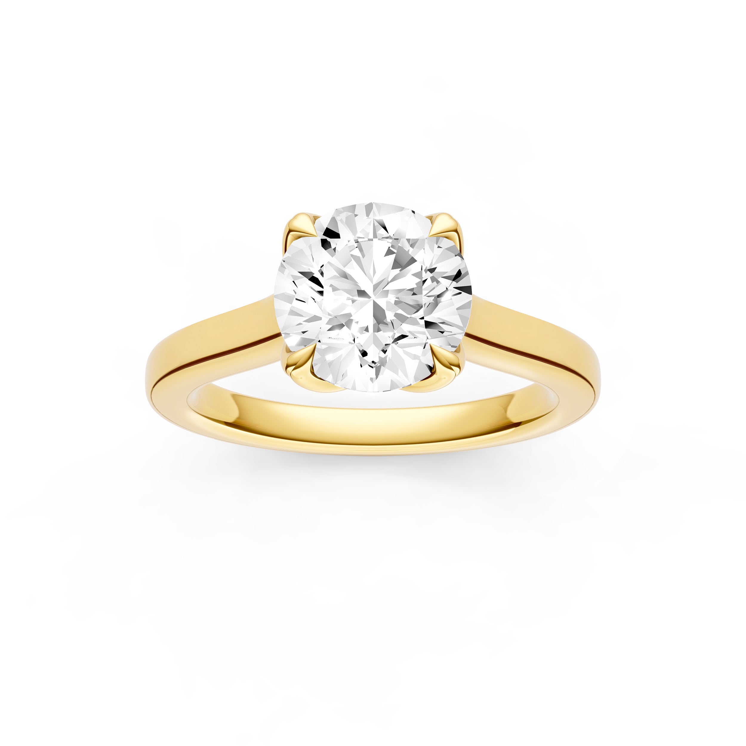 Petal Cathedral Engagement Ring (Round) Birmingham Jewelry Engagement Ring Birmingham Jewelry 