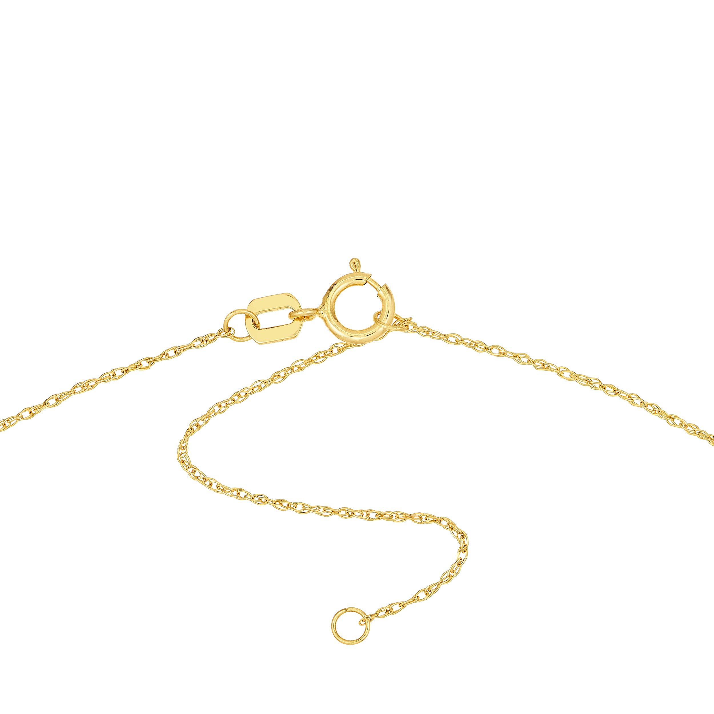 14K Yellow Gold So You Cutout Wishbone Mini Disc Adjustable Necklace Birmingham Jewelry Necklace Birmingham Jewelry 