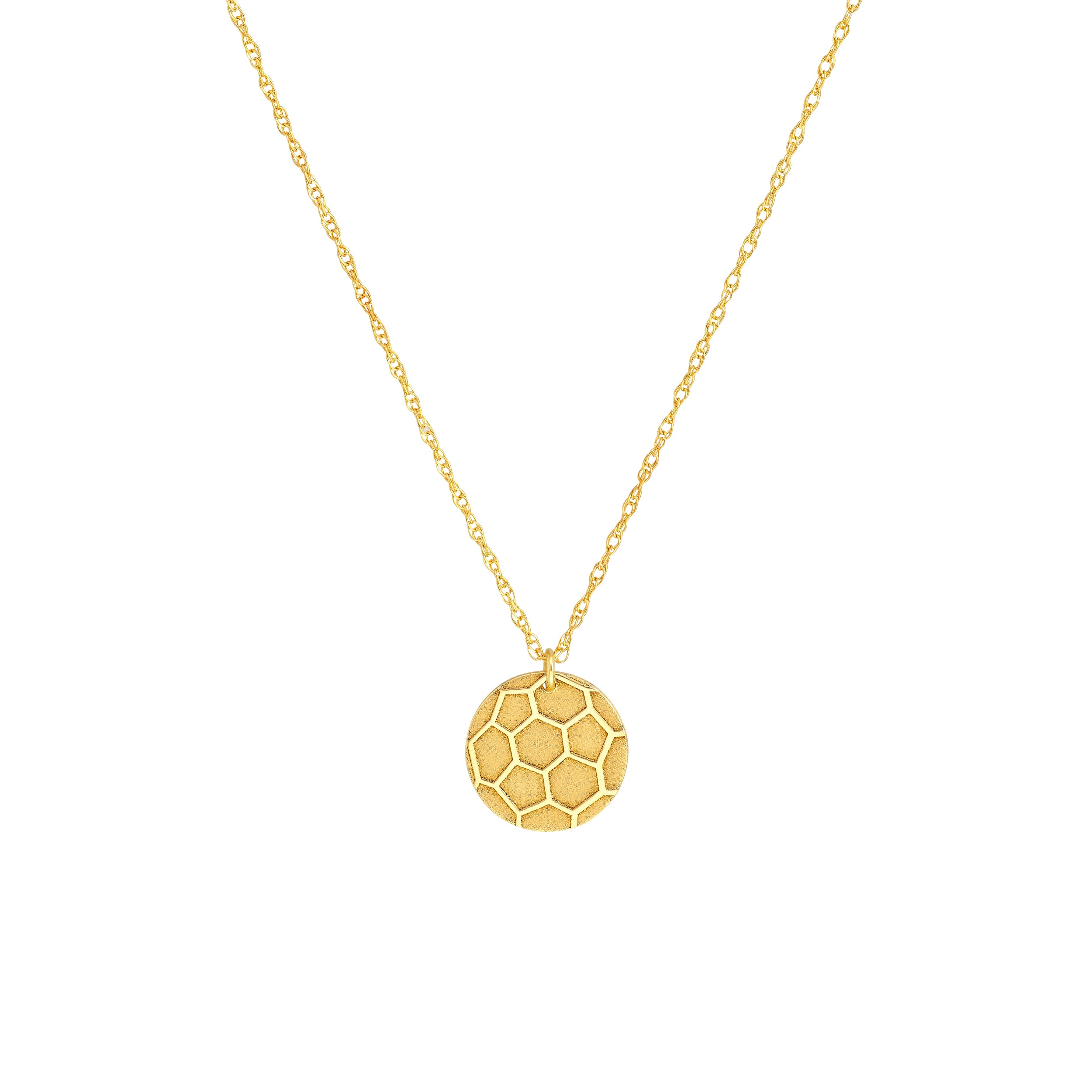 14K Yellow Gold So You Mini Soccer Ball Adj Necklace Birmingham Jewelry Necklace Birmingham Jewelry 