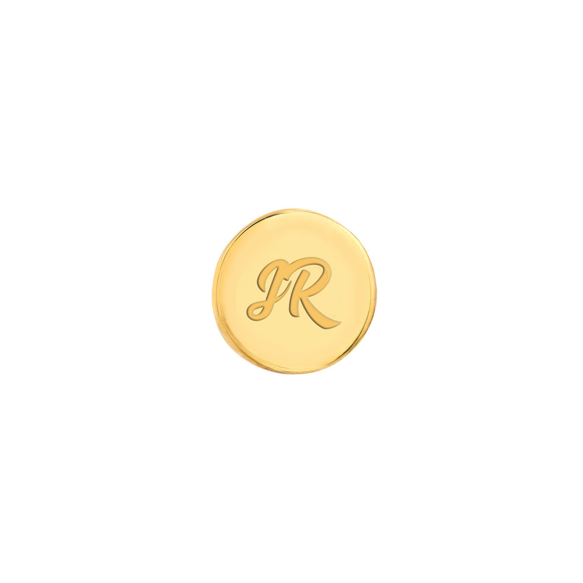 14K Yellow Gold Mini Disc Stud Earrings on Post Back Birmingham Jewelry Earrings Birmingham Jewelry 