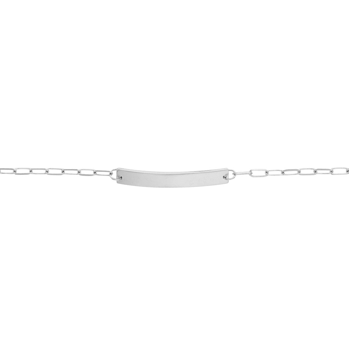 14K Gold Kid's ID Bracelet on D/C Long Anchor Chain Birmingham Jewelry Bracelet Birmingham Jewelry 