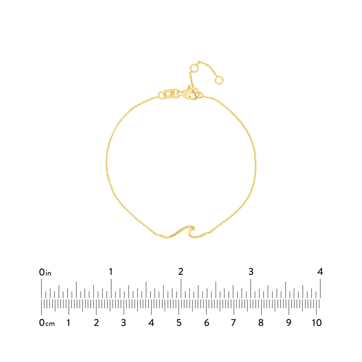 14K Yellow Gold Wave Bracelet Birmingham Jewelry Bracelet Birmingham Jewelry 