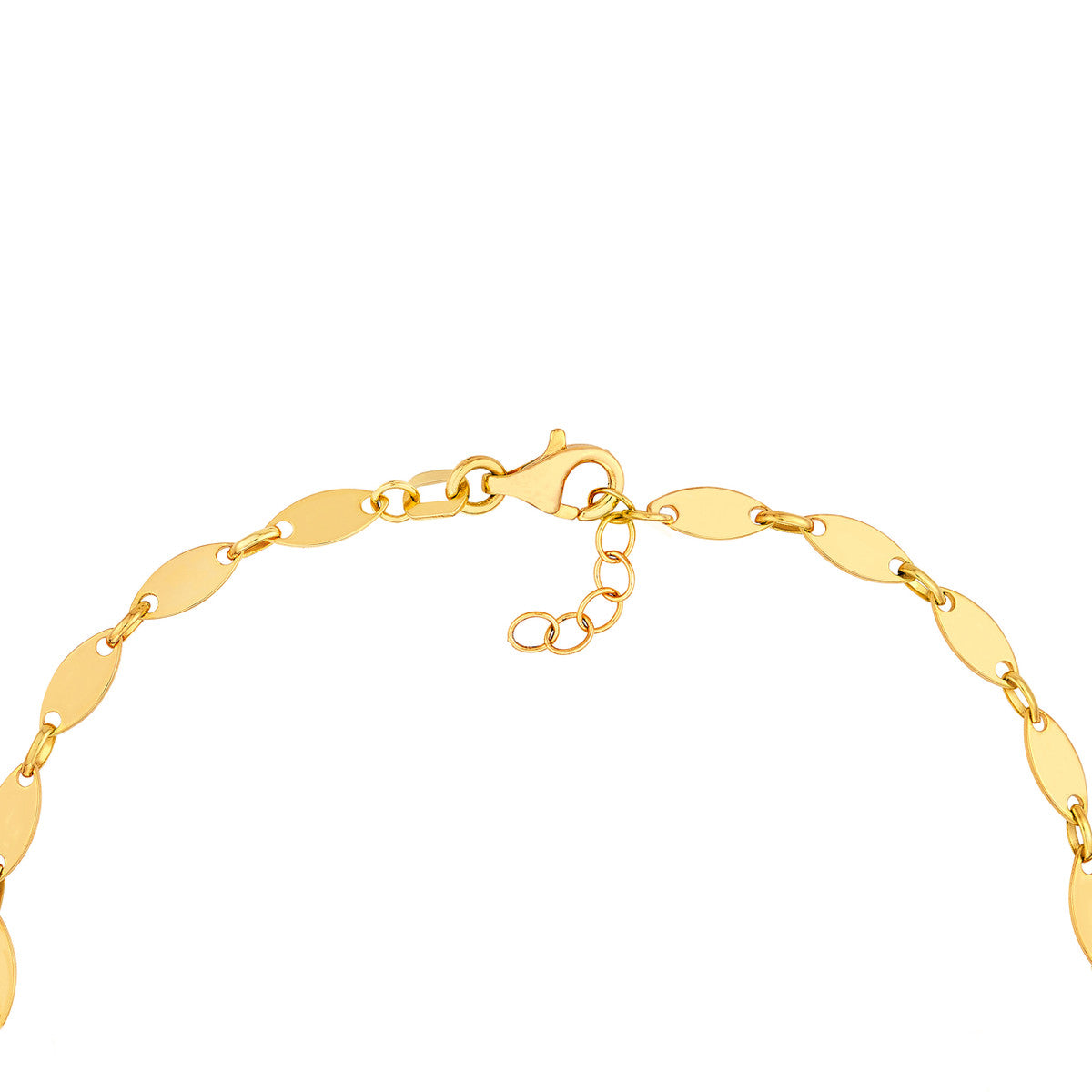 14K Yellow Gold Graduated Oval Link Bracelet Birmingham Jewelry Bracelet Birmingham Jewelry 