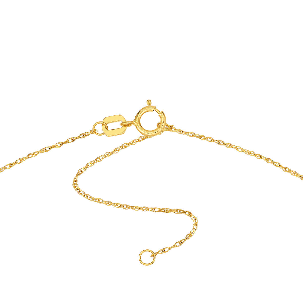 14K Yellow Gold Polished Star Pendant Necklace