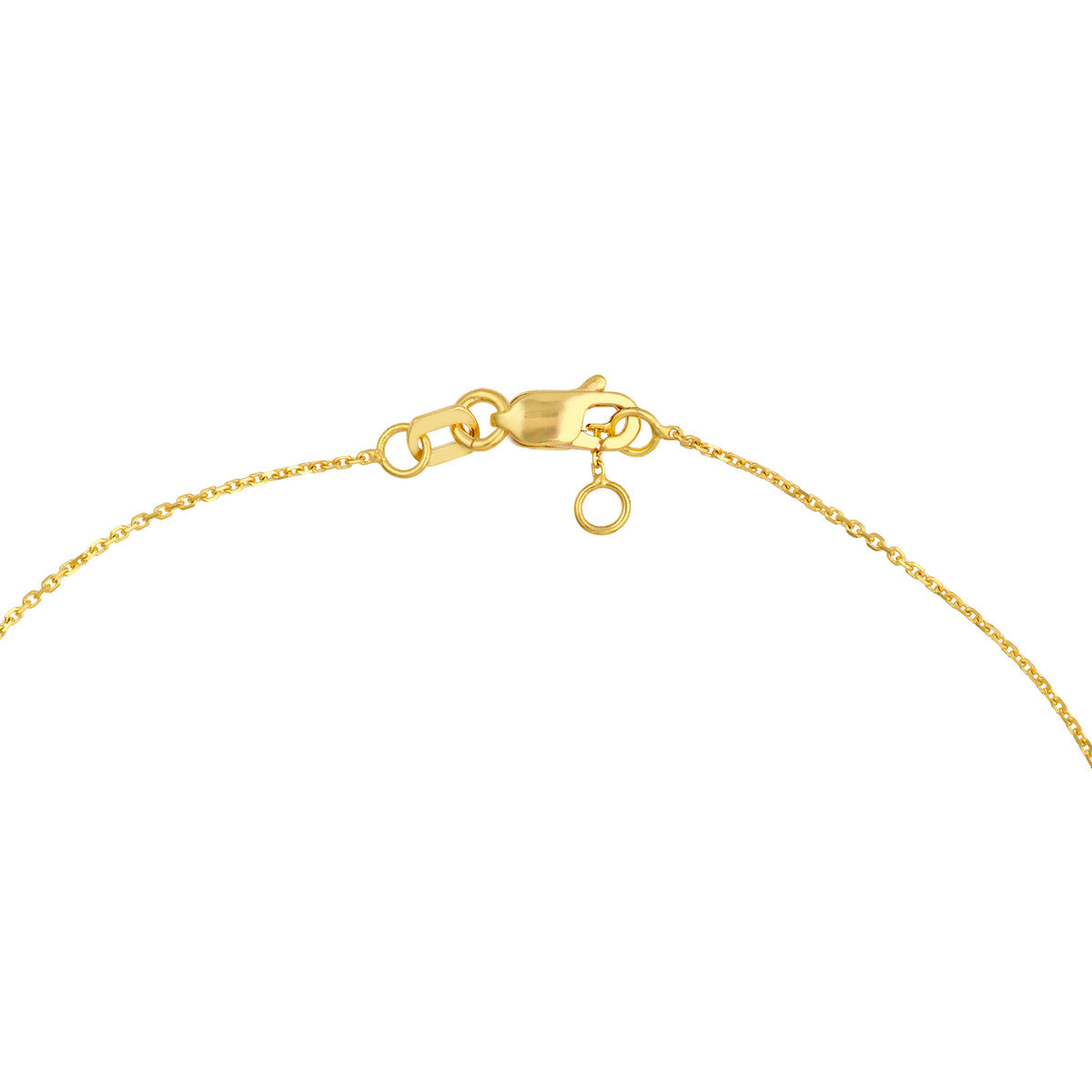 14K Yellow Gold Hollow Puffy Heart Chain Bracelet
