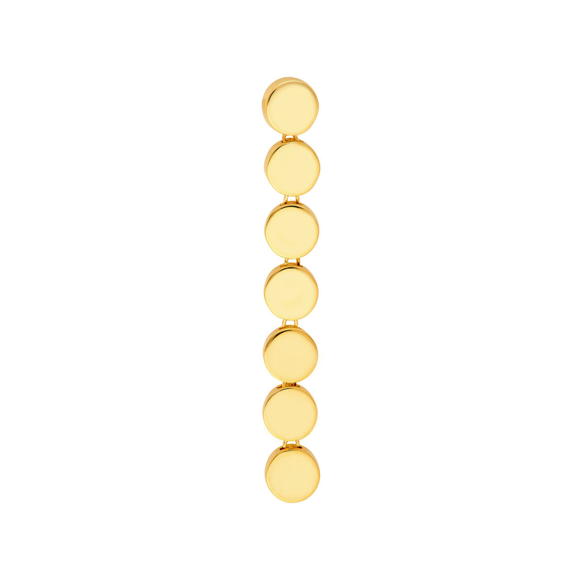 14K Yellow Gold Round Discs Dangle Earrings Birmingham Jewelry Earrings Birmingham Jewelry 