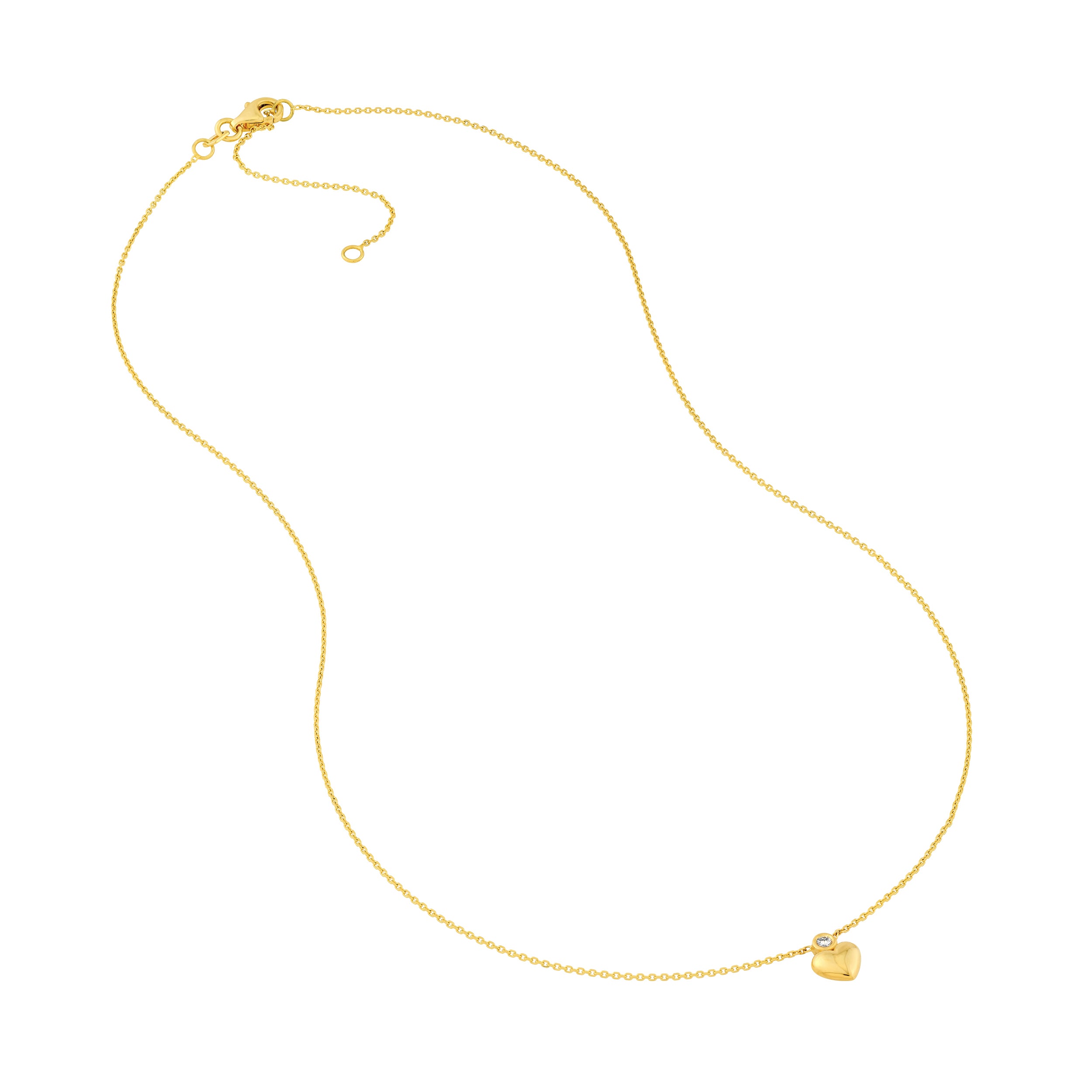 14K Yellow Gold So You Diamond Heart Necklace Birmingham Jewelry Necklace Birmingham Jewelry 
