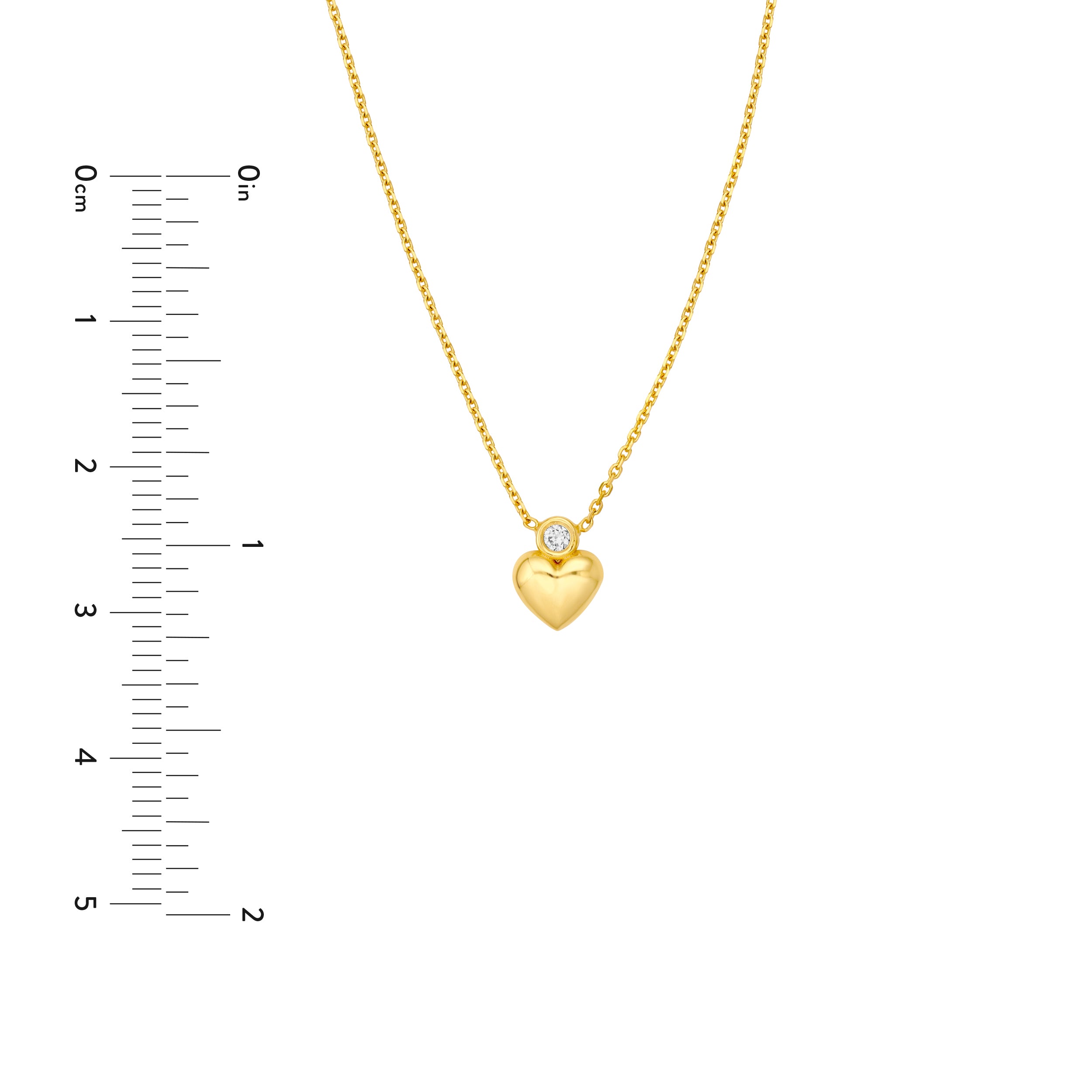 14K Yellow Gold So You Diamond Heart Necklace Birmingham Jewelry Necklace Birmingham Jewelry 