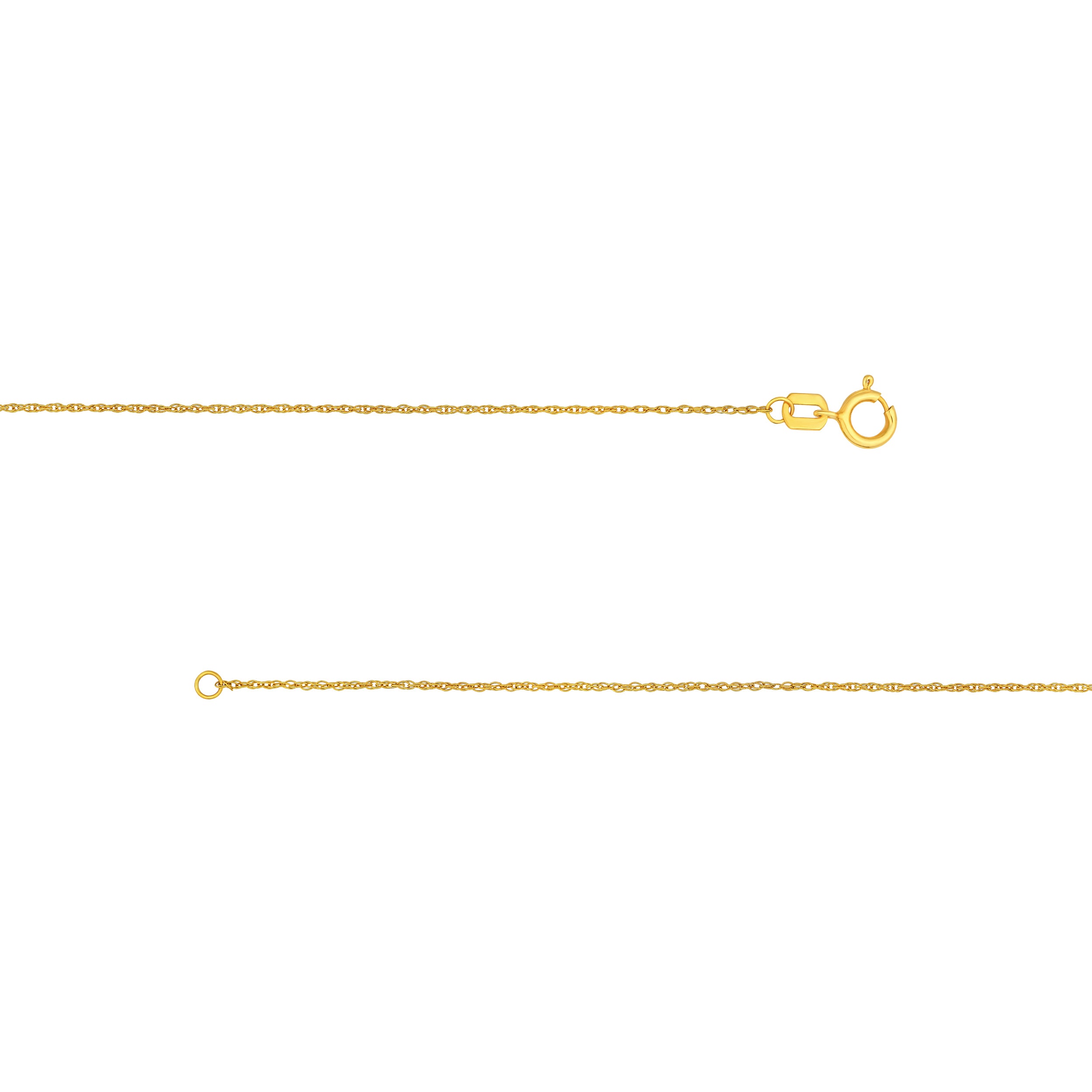 14K Yellow Gold Puff Mariner Necklace Birmingham Jewelry Necklace Birmingham Jewelry 