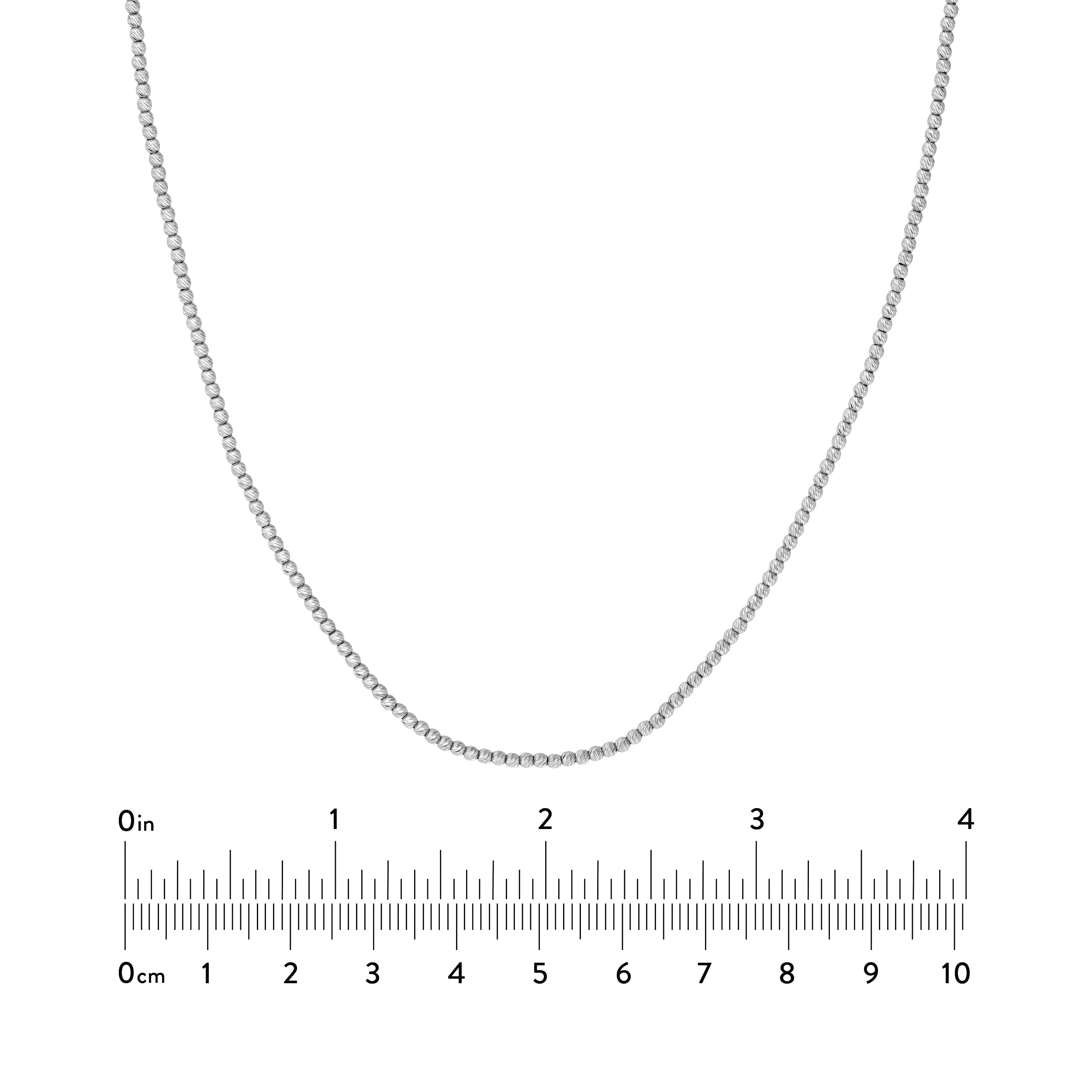 14K Gold Textured Shimmering Bead Chain Birmingham Jewelry Chain Birmingham Jewelry 
