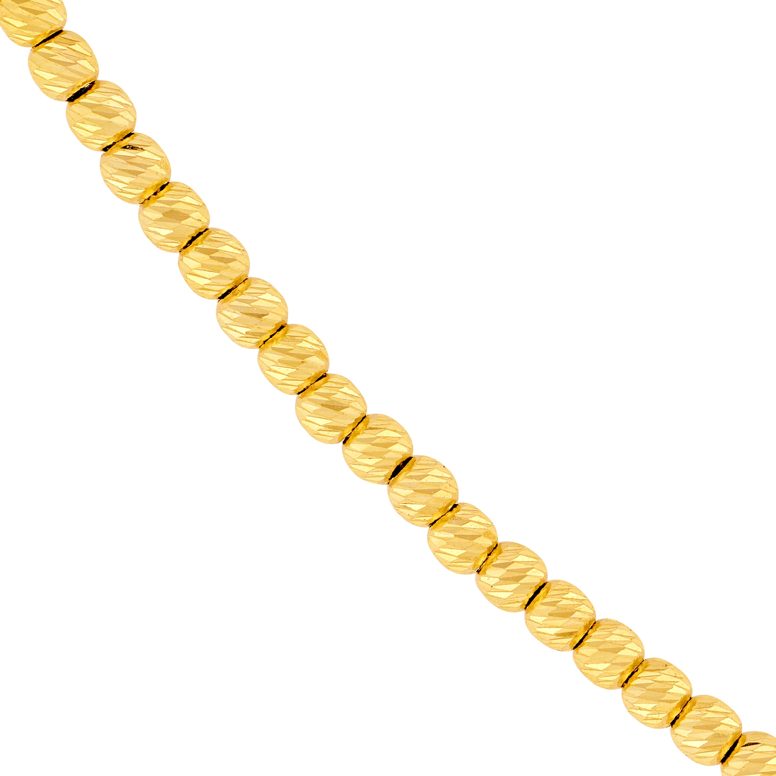 14K Gold Textured Shimmering Bead Chain Birmingham Jewelry Chain Birmingham Jewelry 