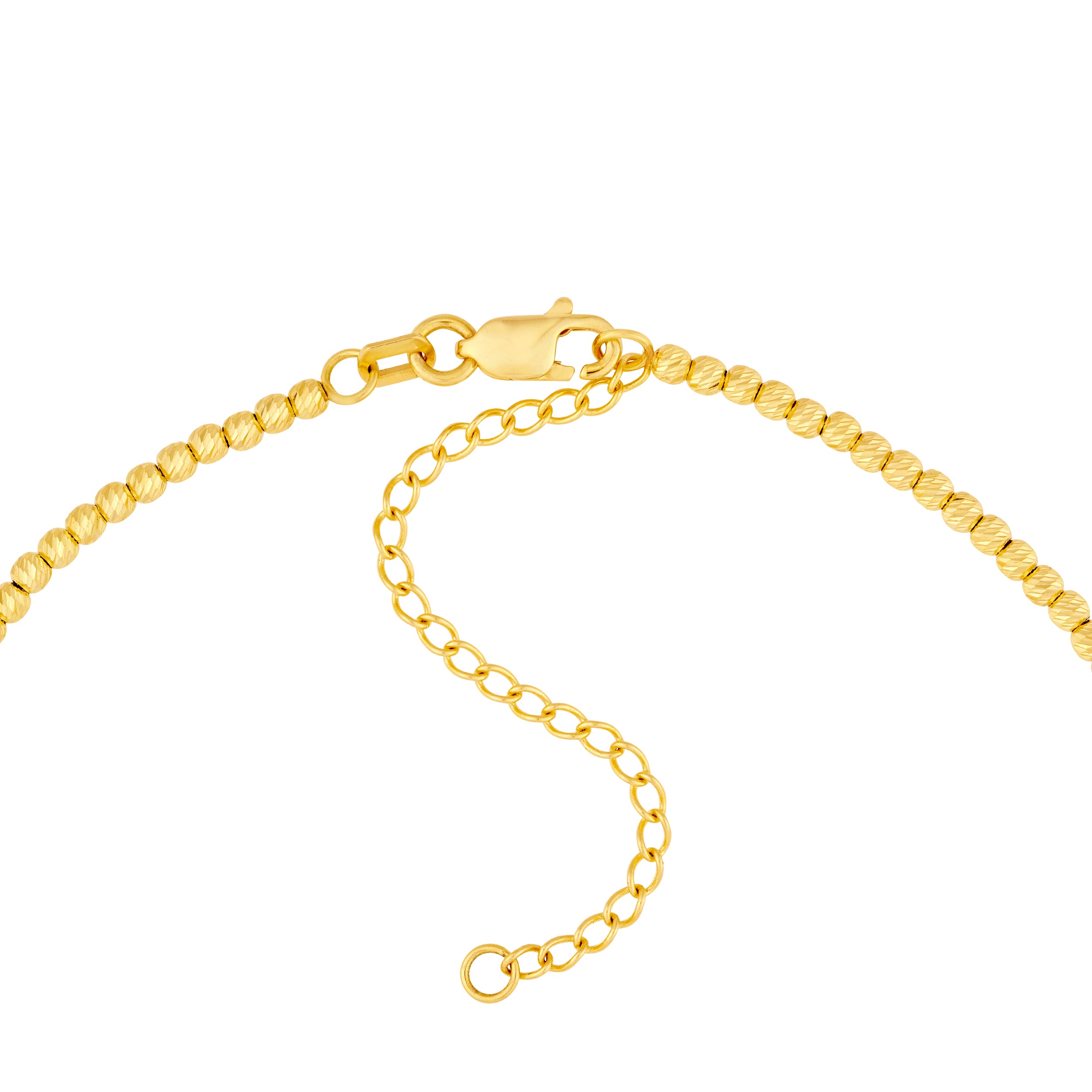 14K Gold Textured Shimmering Bead Chain Birmingham Jewelry Chain Birmingham Jewelry 