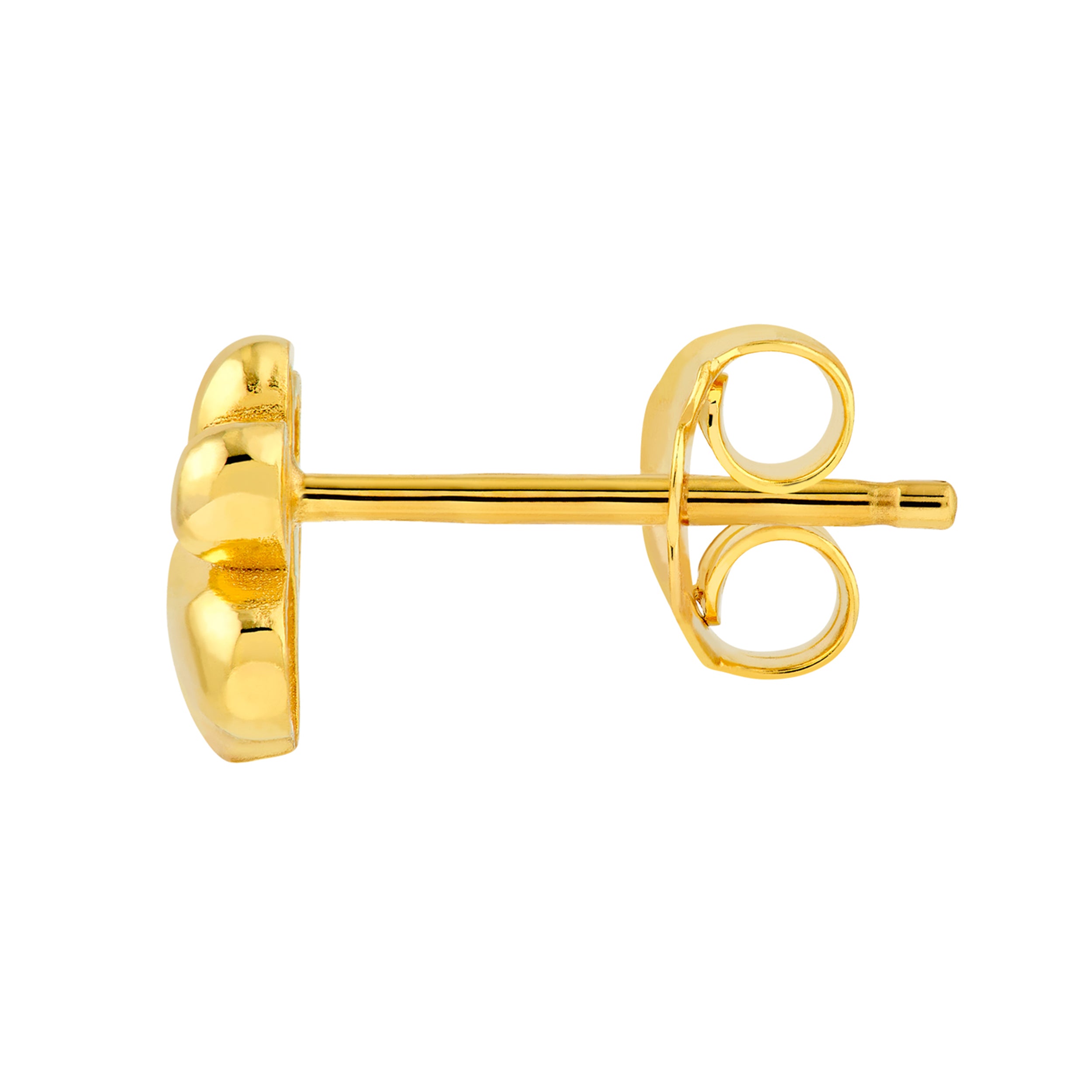 14K Yellow Gold Dog Paw Stud Earrings Birmingham Jewelry Earrings Birmingham Jewelry 
