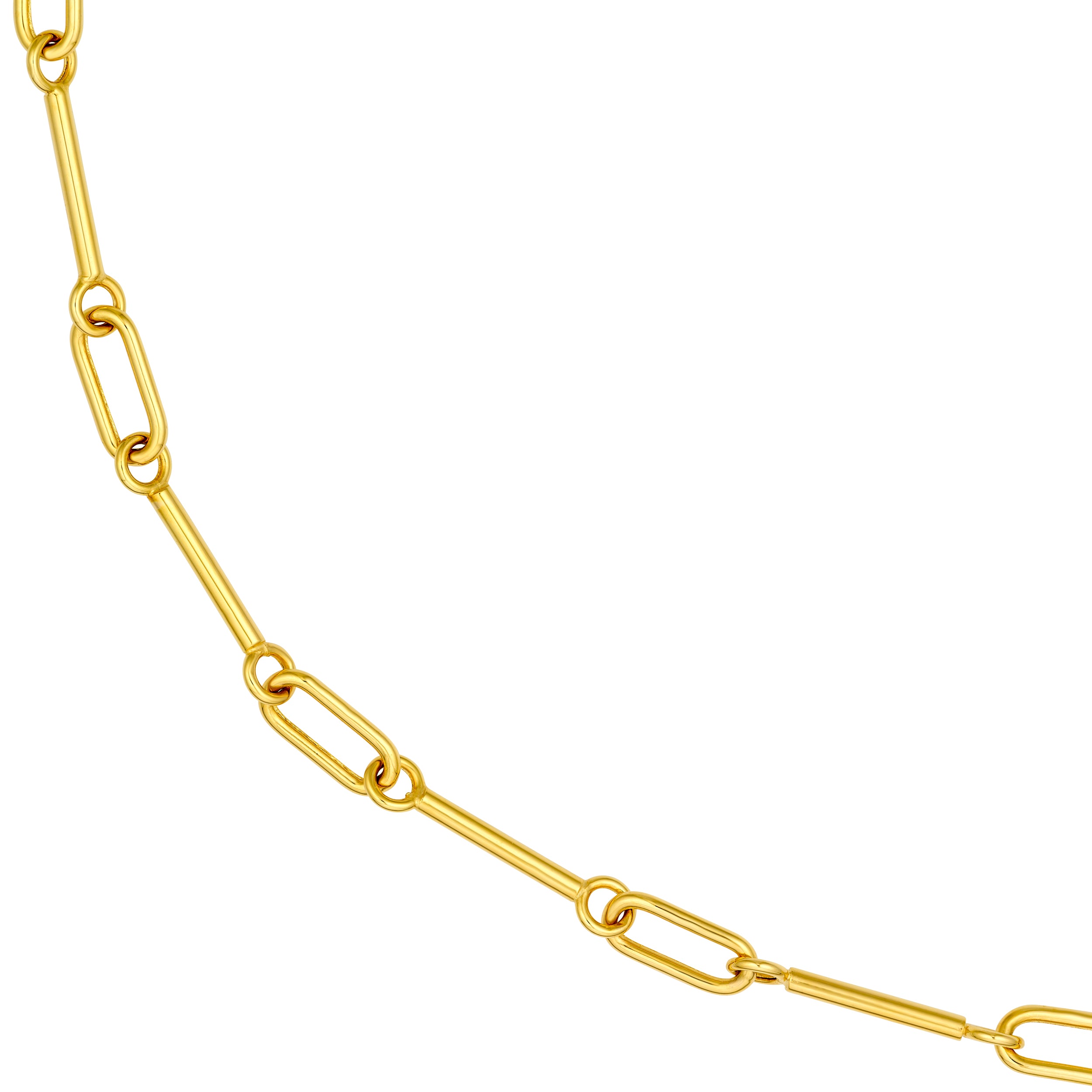 14K Yellow Gold Barbell Necklace Birmingham Jewelry Necklace Birmingham Jewelry 