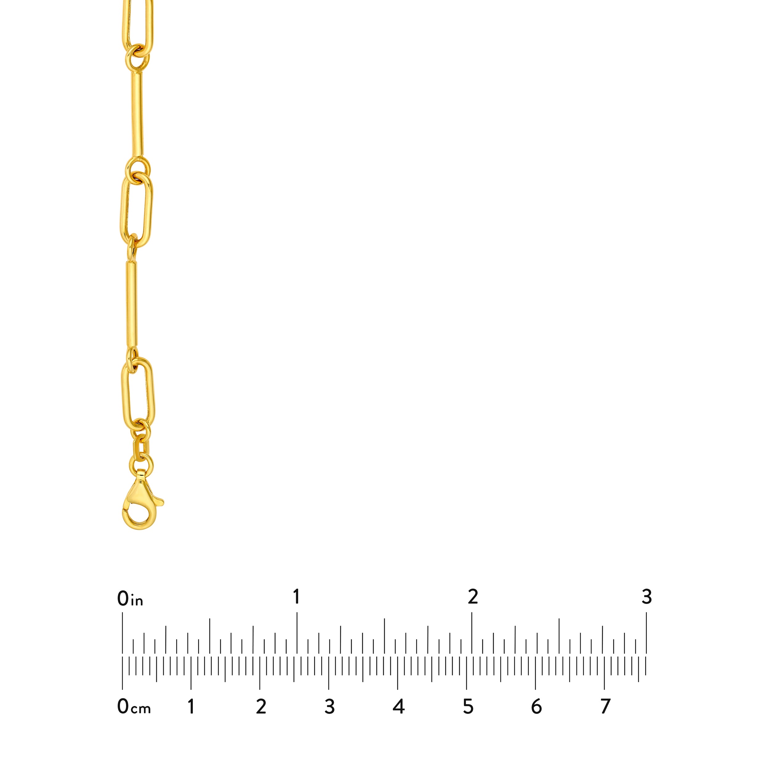 14K Yellow Gold Barbell Necklace Birmingham Jewelry Necklace Birmingham Jewelry 